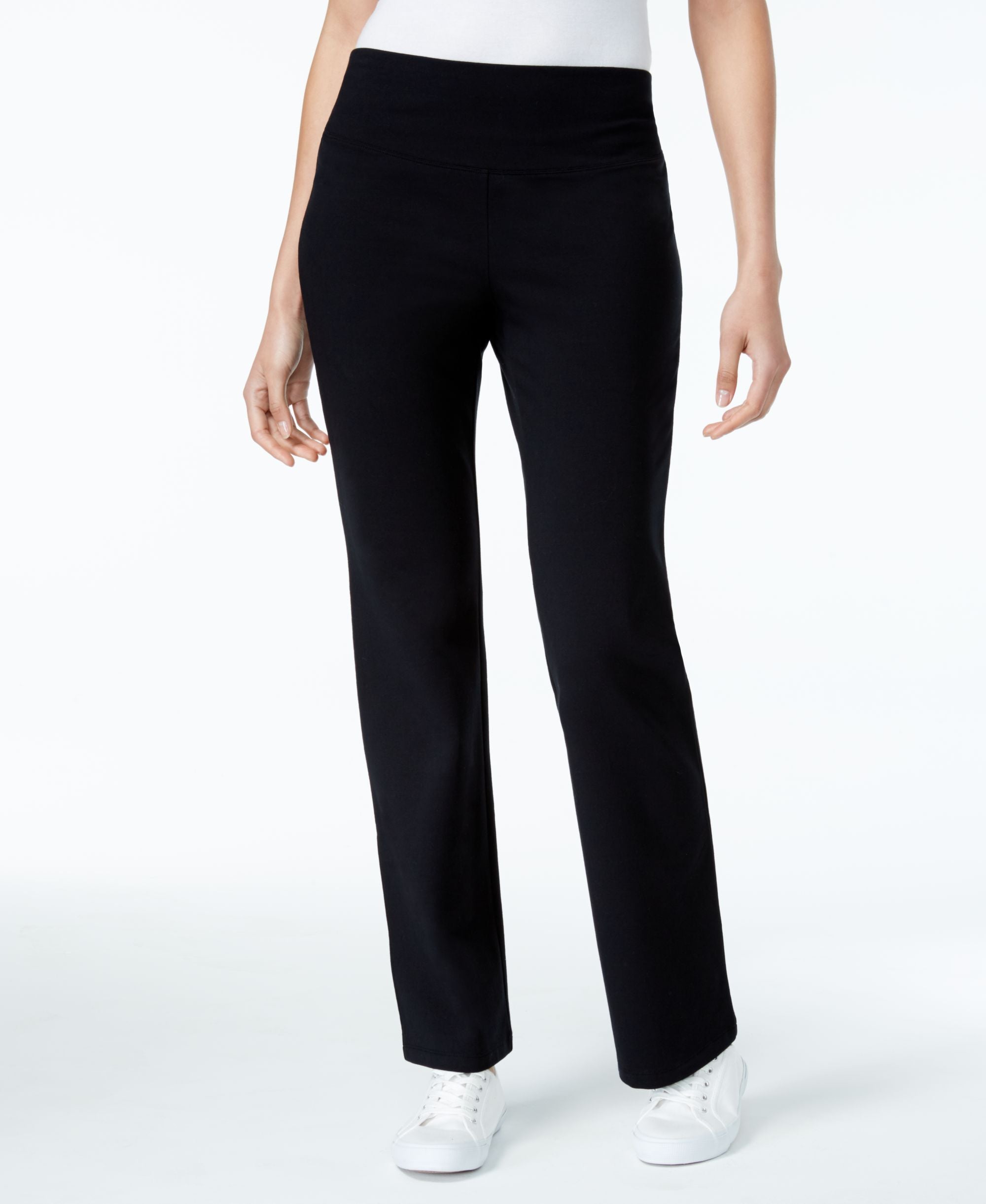 Style & Co Petite Tummy Control Bootcut Yoga Pants