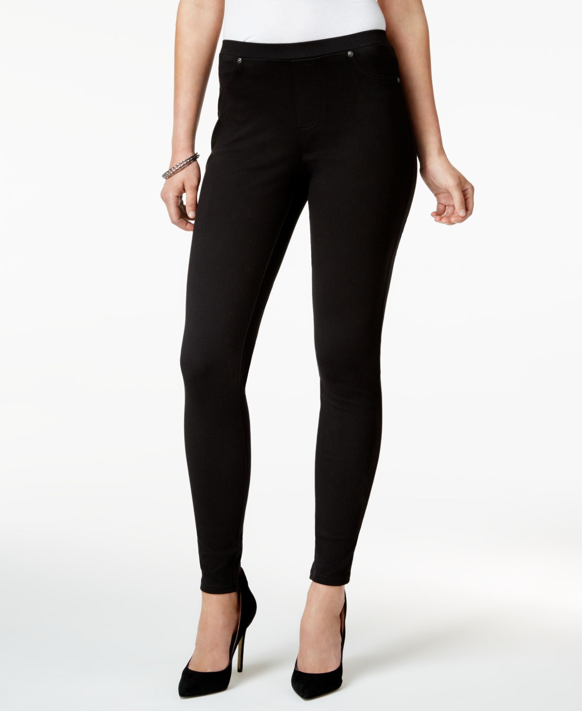 Style & Co Twill Pull On Leggings