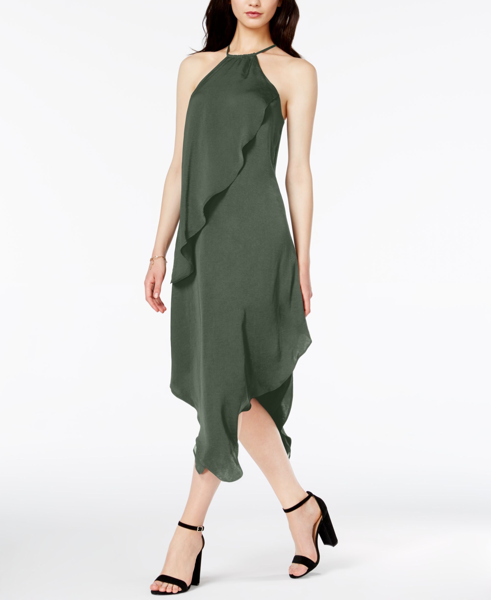 BAR III Draped Asymmetrical Dress