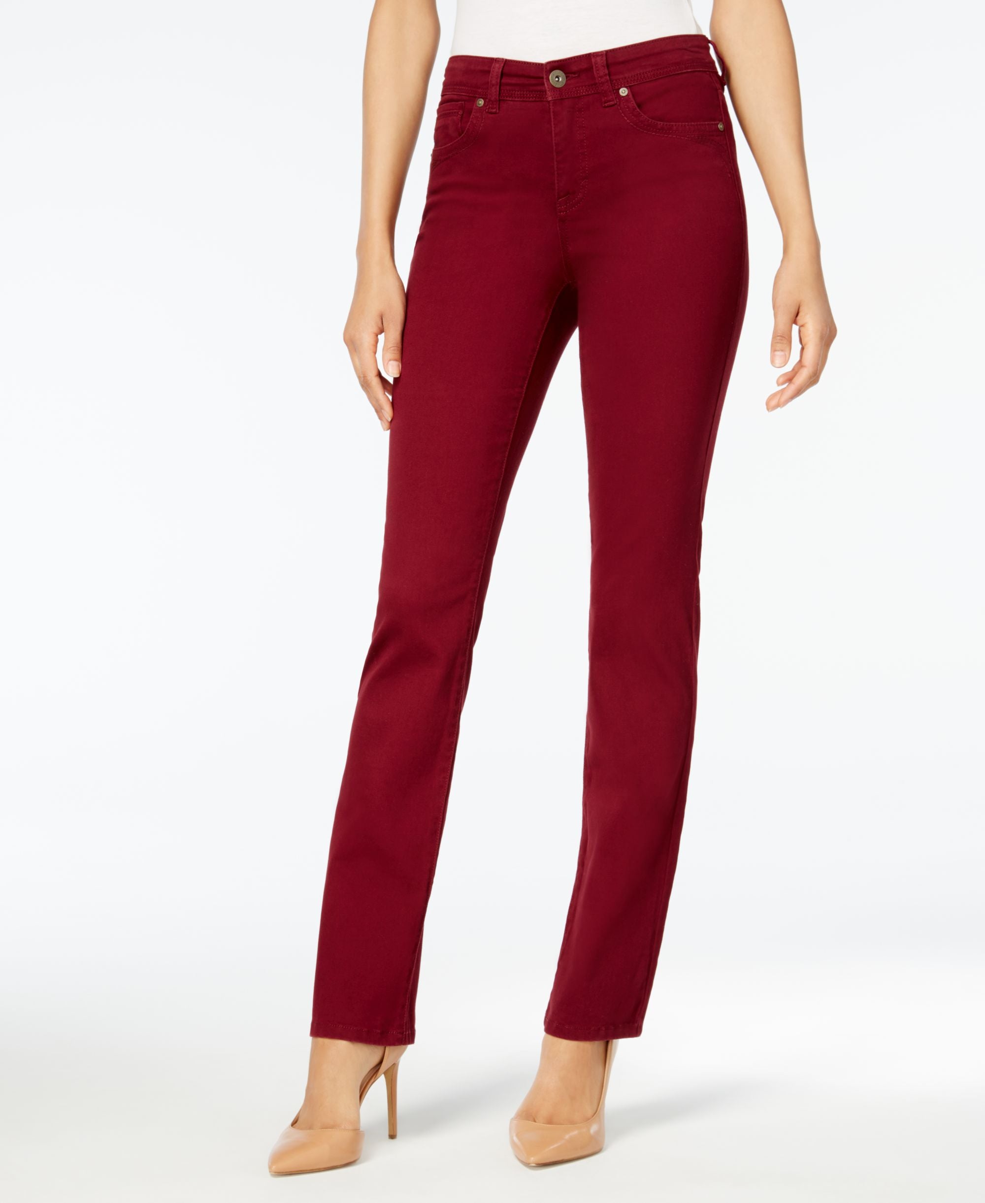 Style & Co Tummy Control Straight Leg Jeans Long Lengths