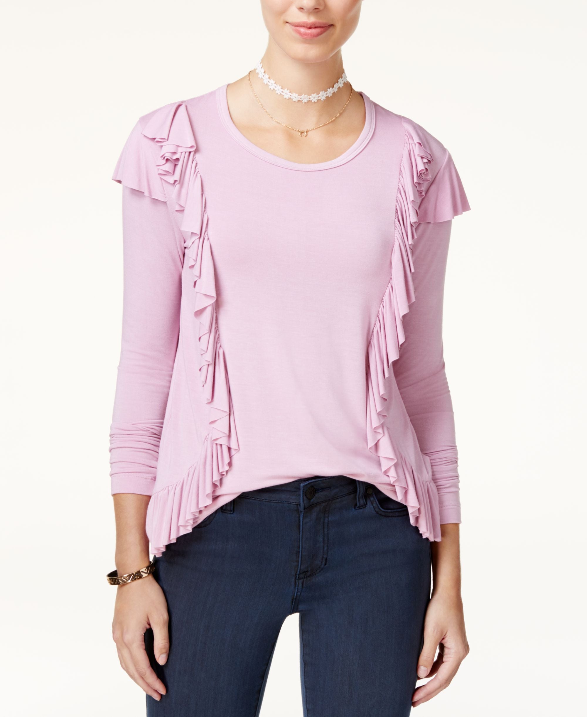 Shift Juniors Ruffle Trim Top