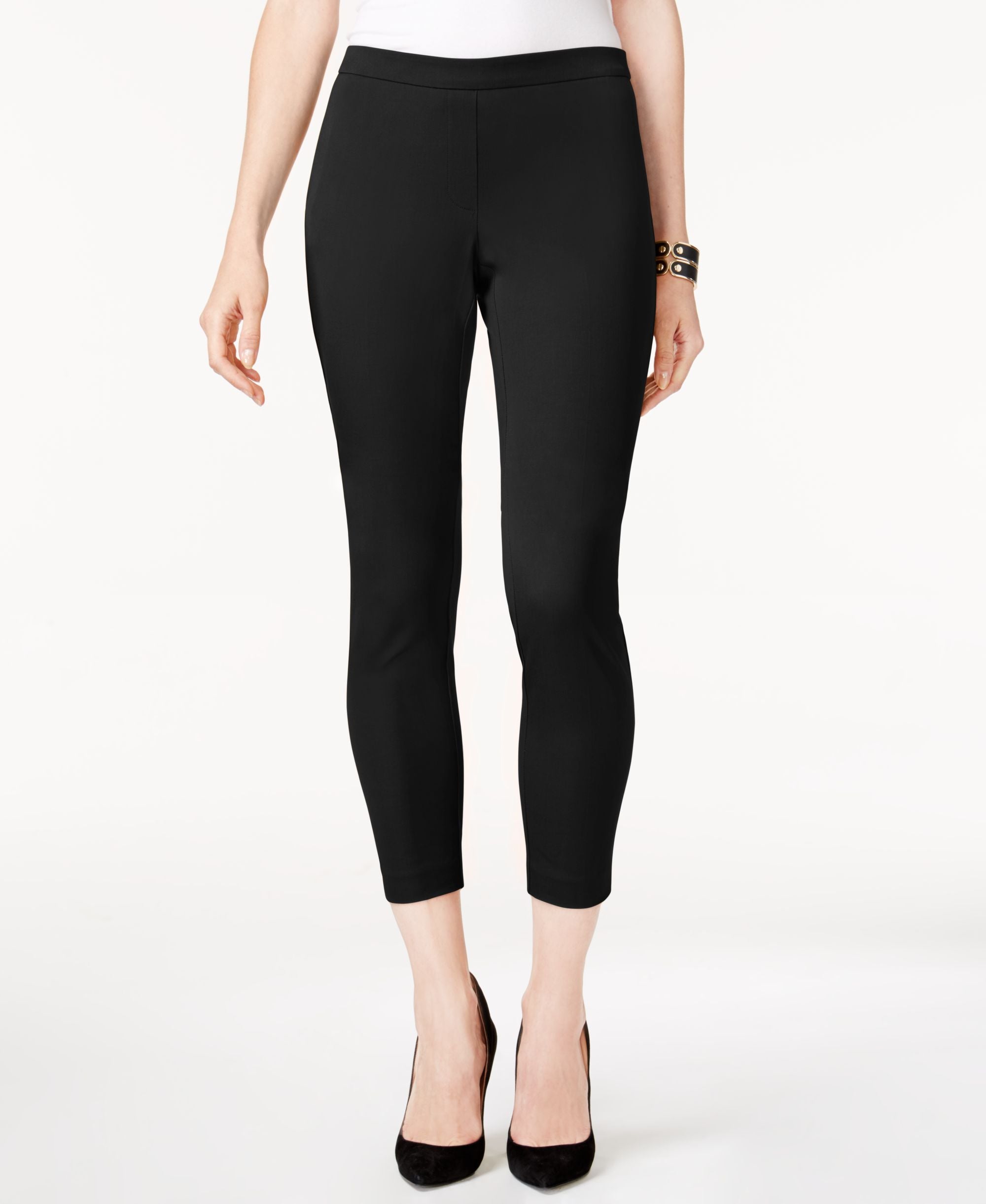 Alfani Petite Pull On Cropped Skinny Pants