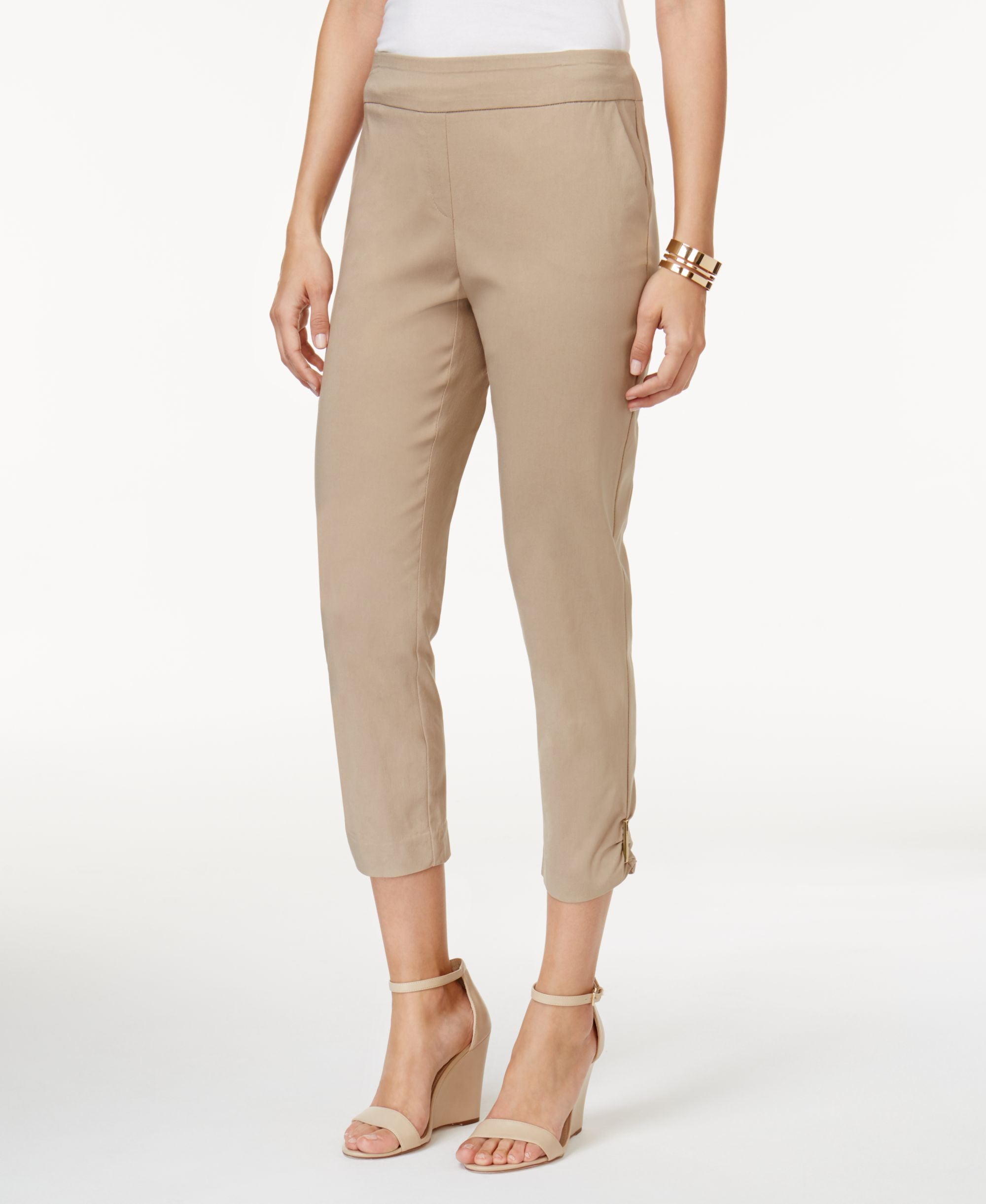 JM Collection Embellished Cropped Pants