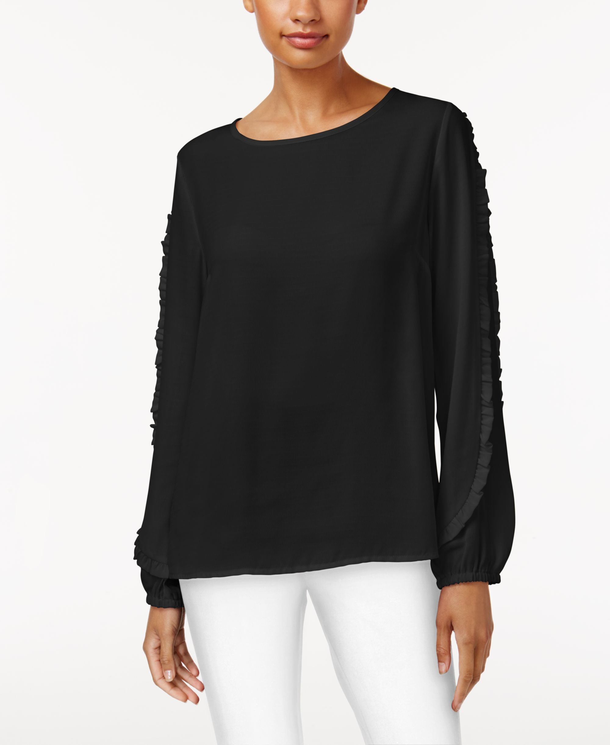 Joseph A Ruffled Top