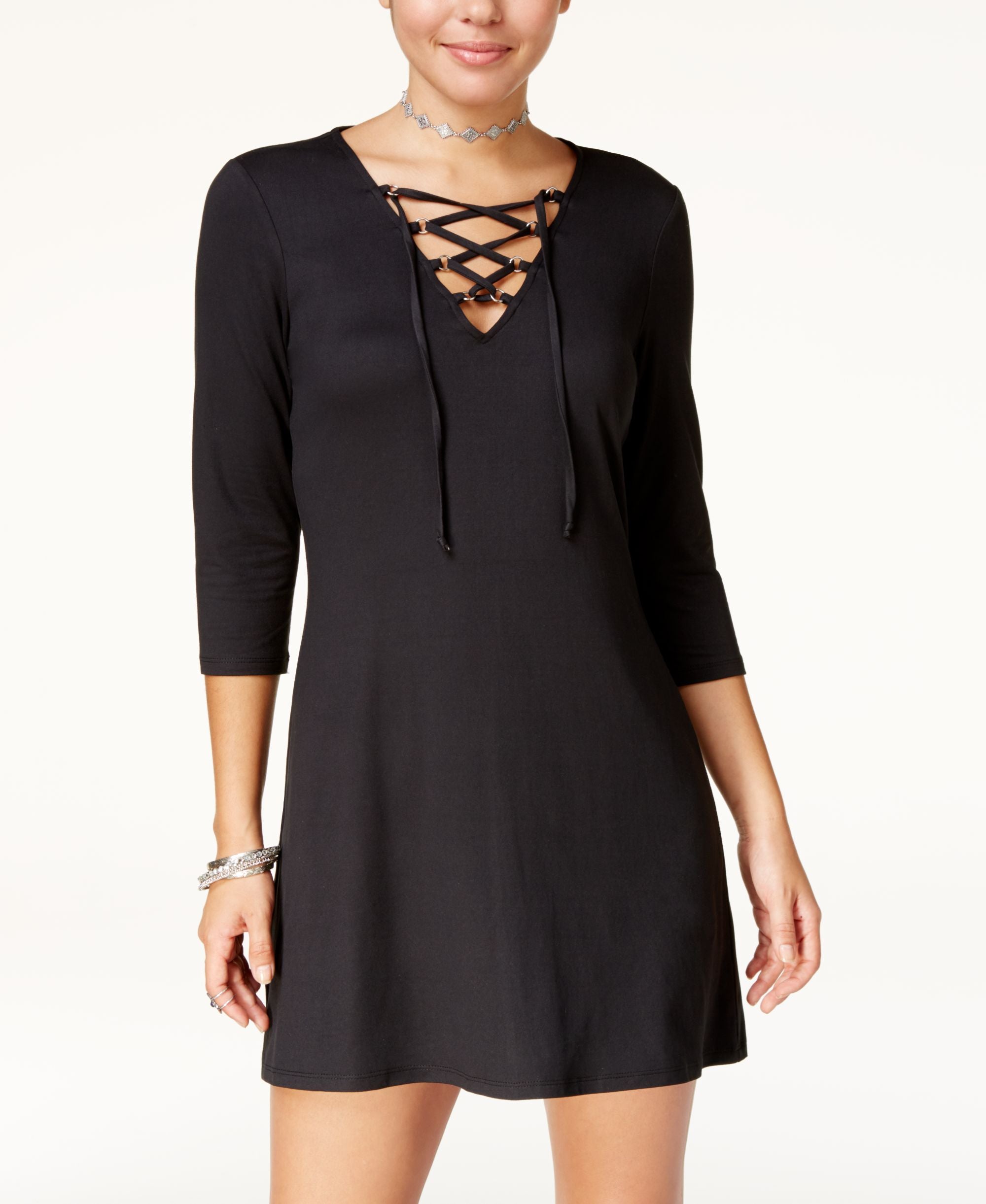 Be Bop Juniors Super Soft Lace Up Dress
