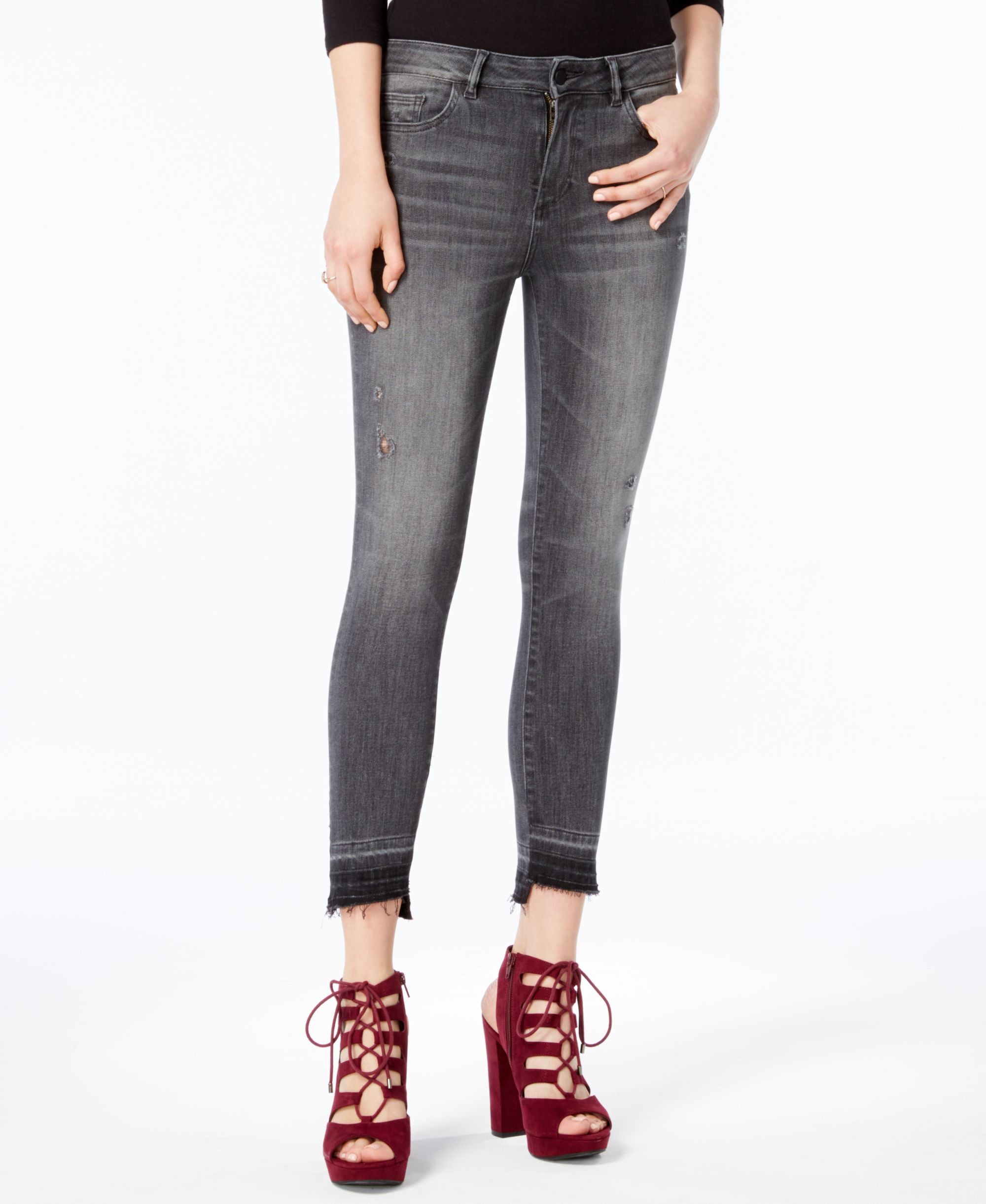 Dl1961 Farrow High Rise Skinny Released Hem Jeans