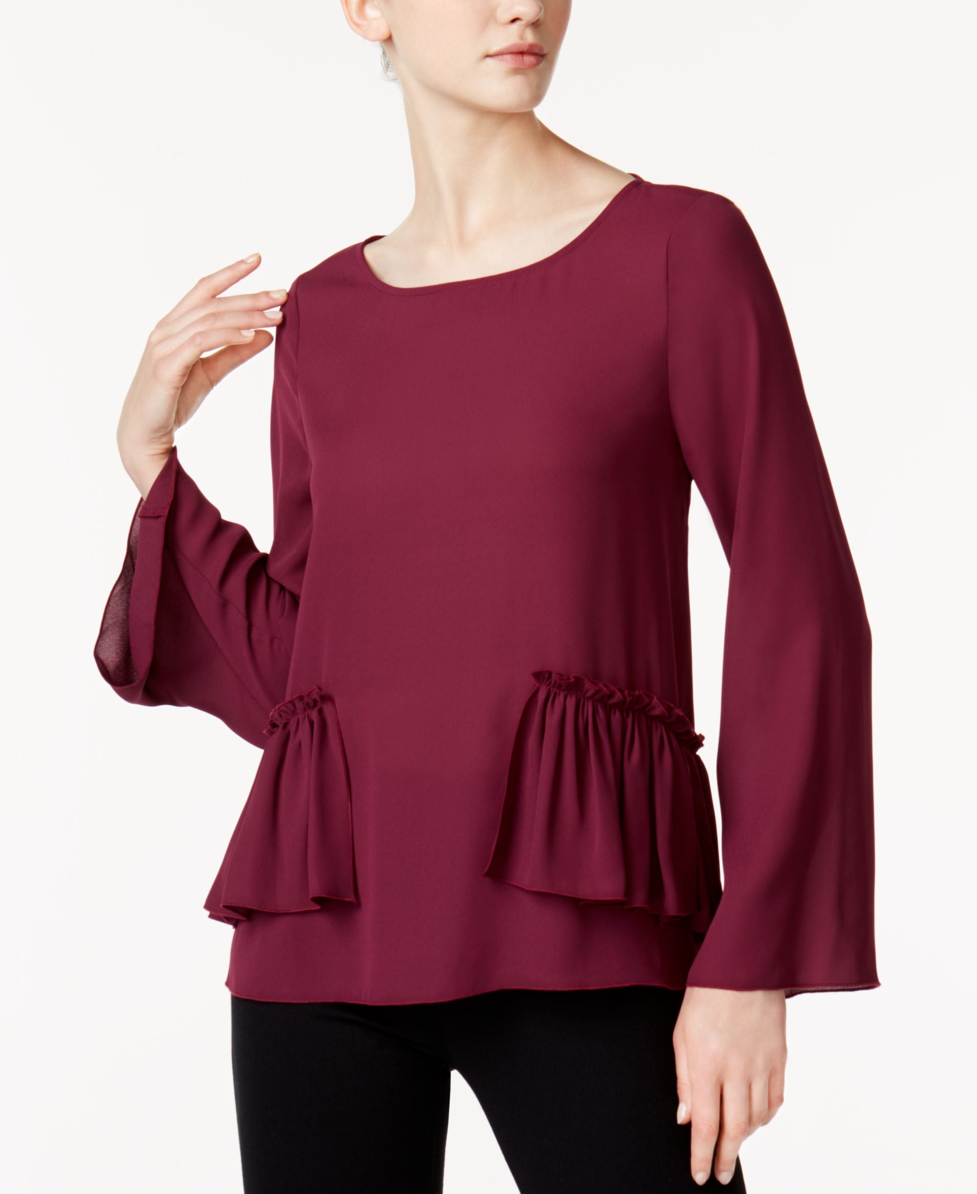 Maison Jules Peplum Top