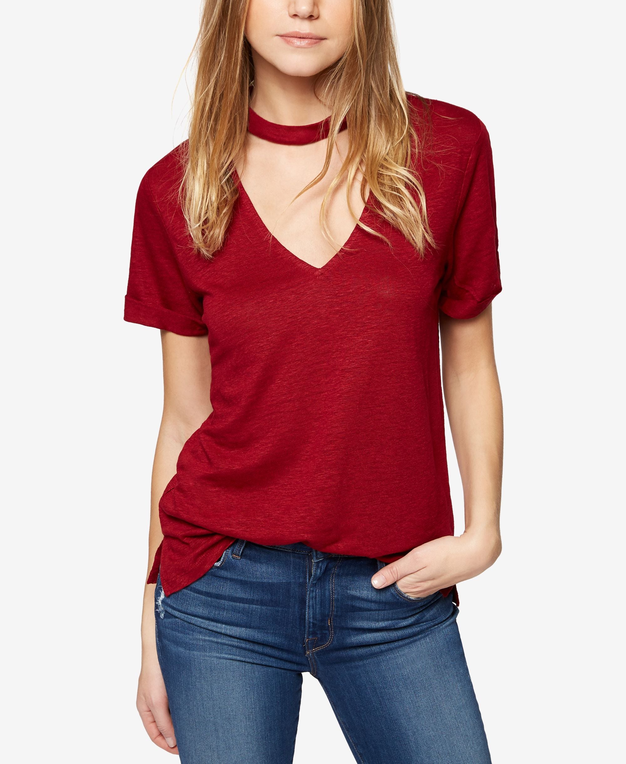 Sanctuary Joanna Linen Choker T-Shirt