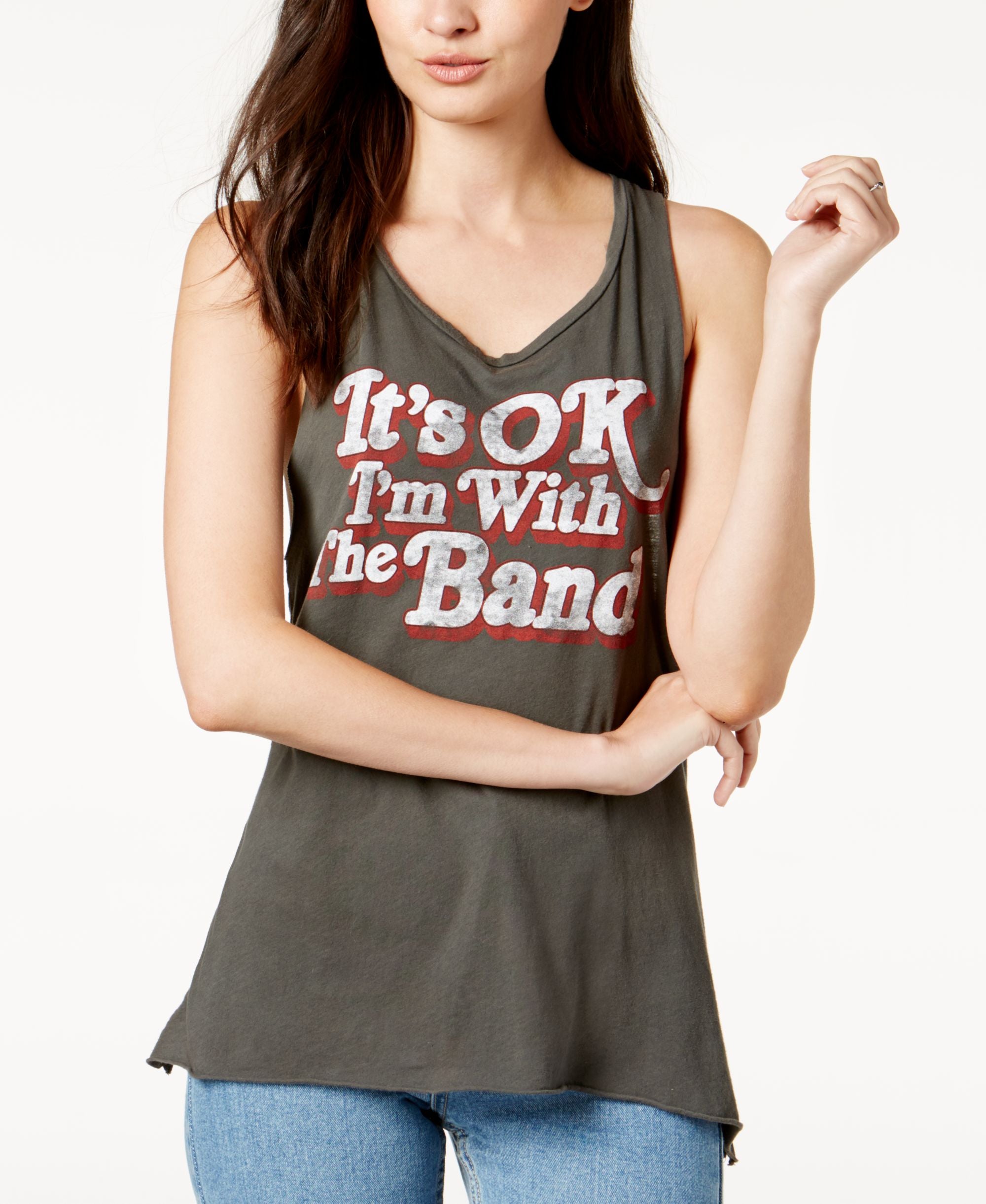 Cotton With The Band Graphic-Print Tank Top