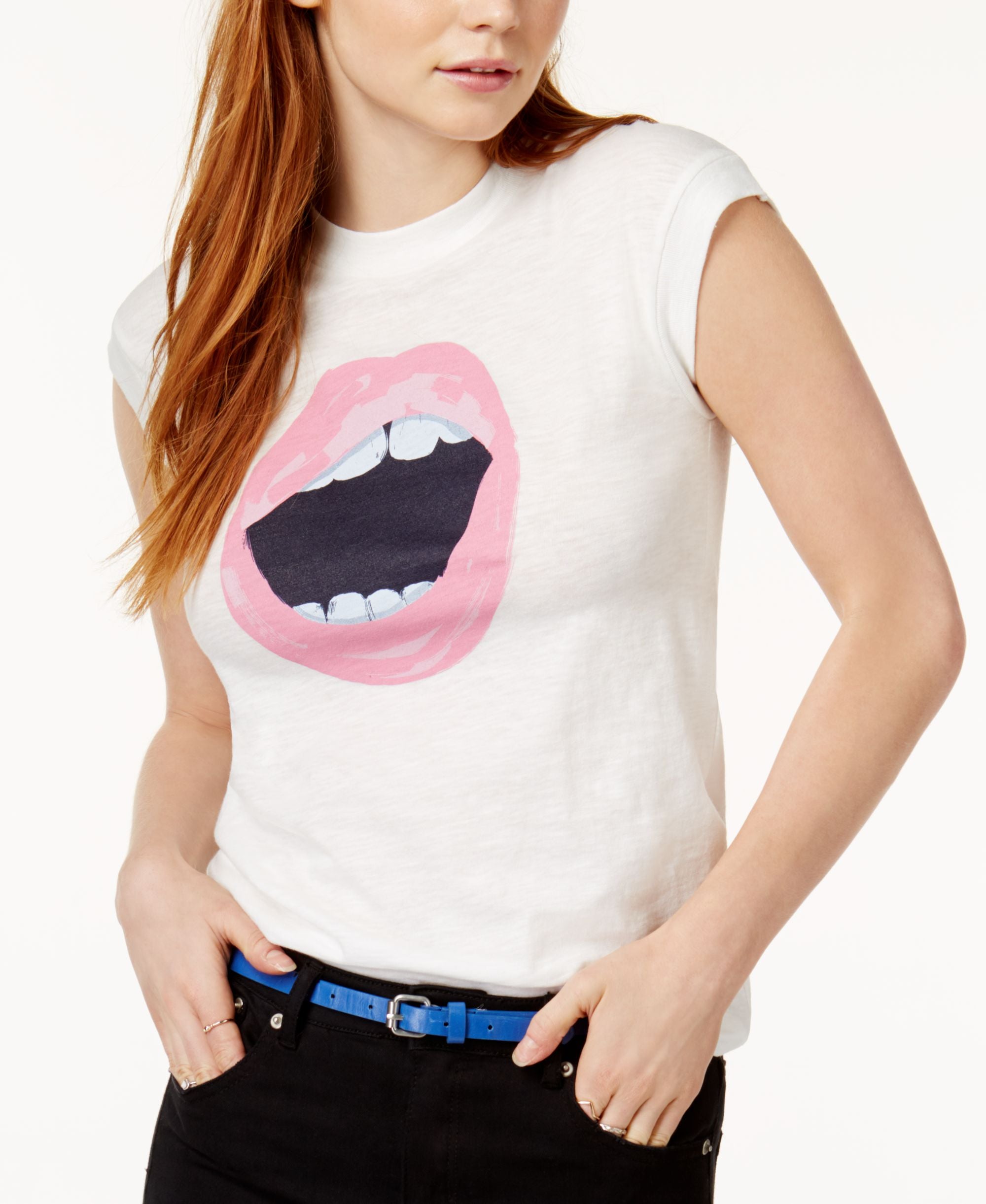 Mouth Graphic-Print T-Shirt