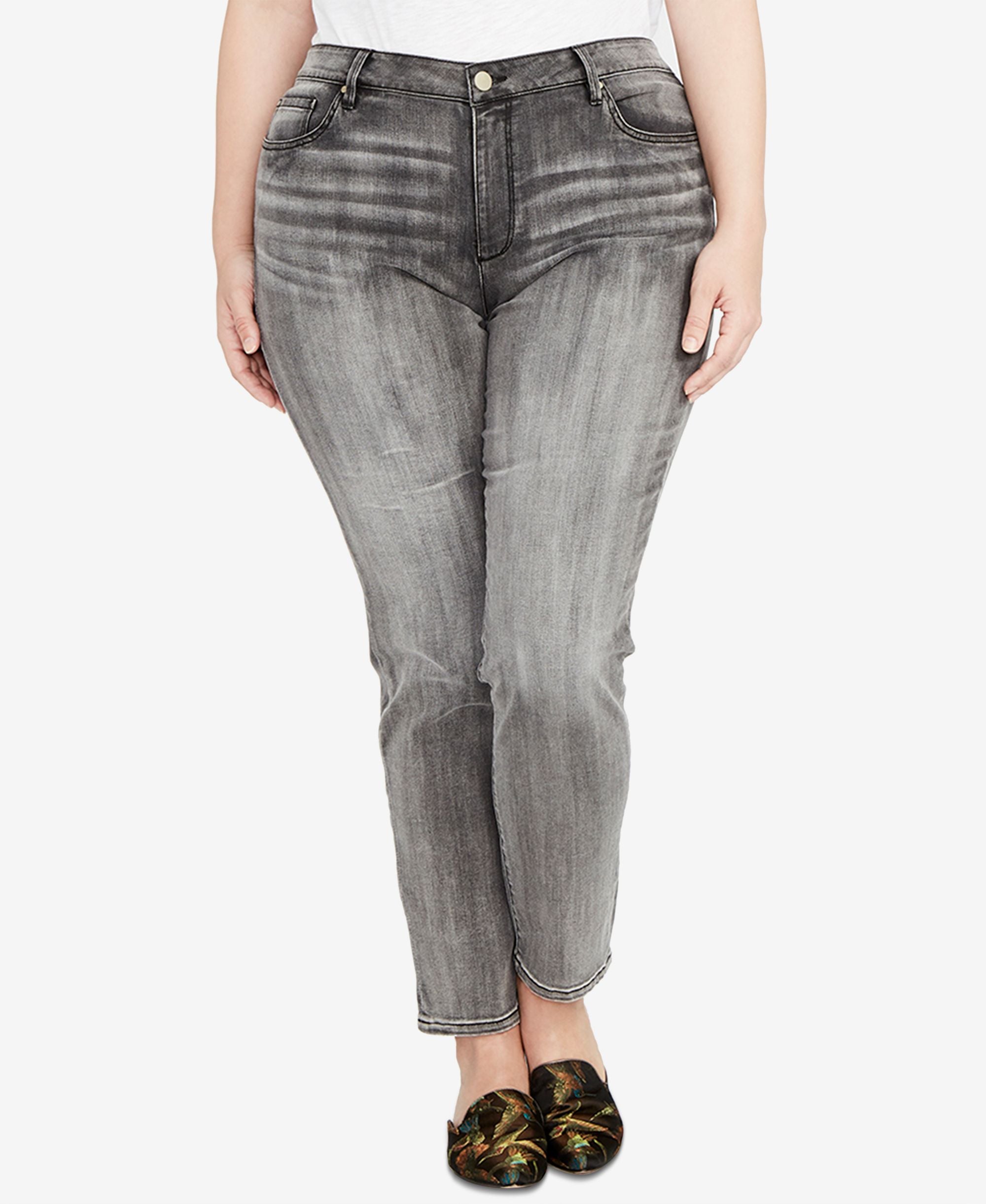 Rachel Rachel Roy Plus Size Icon Slim Fit Jeans