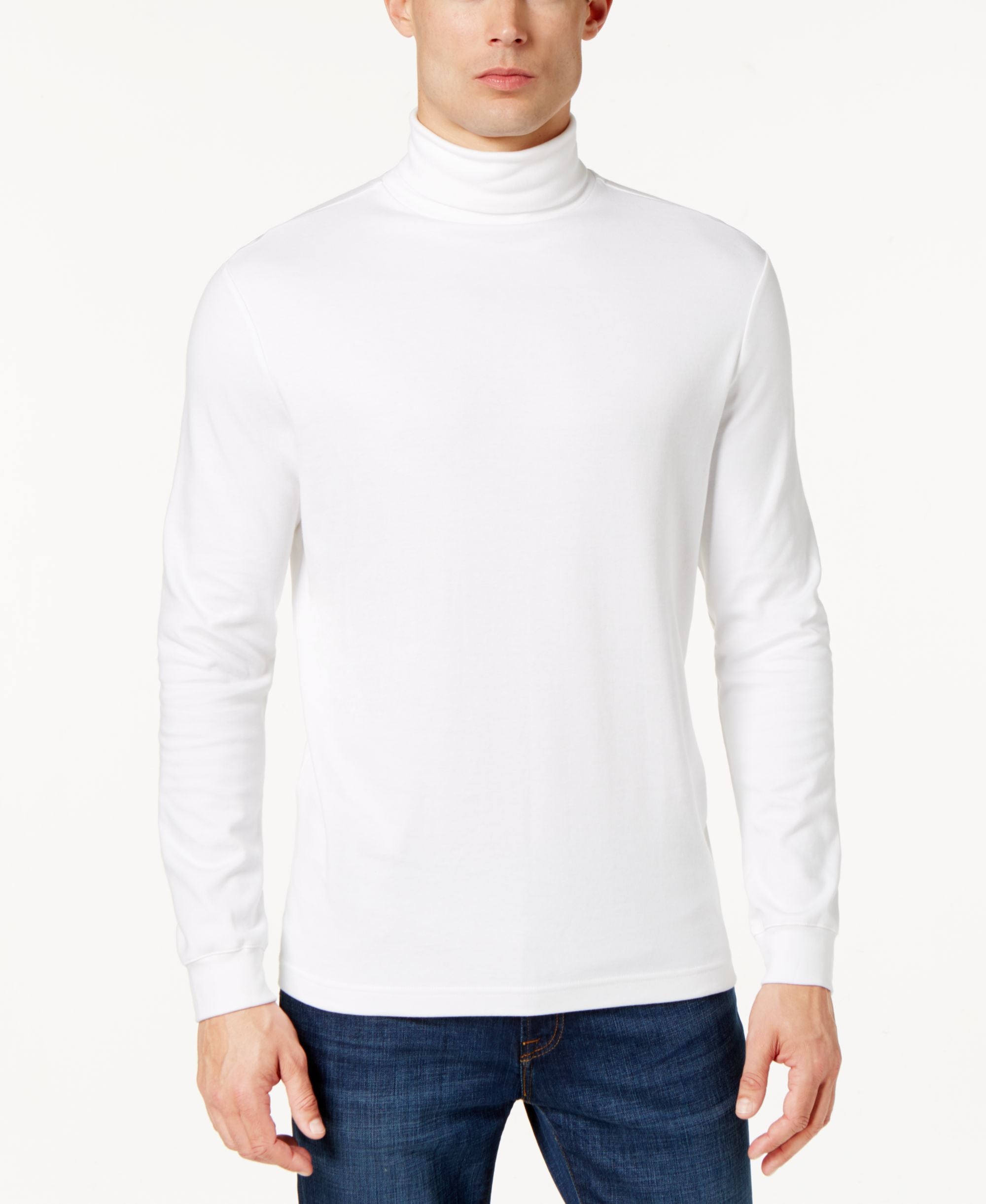 Club Room Mens Solid Turtleneck Shirt