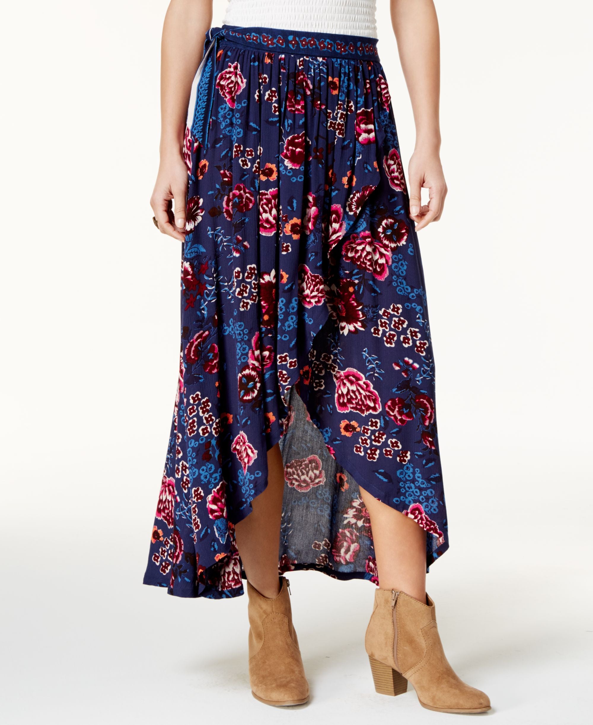 American Rag Juniors Printed Tulip Maxi Skirt