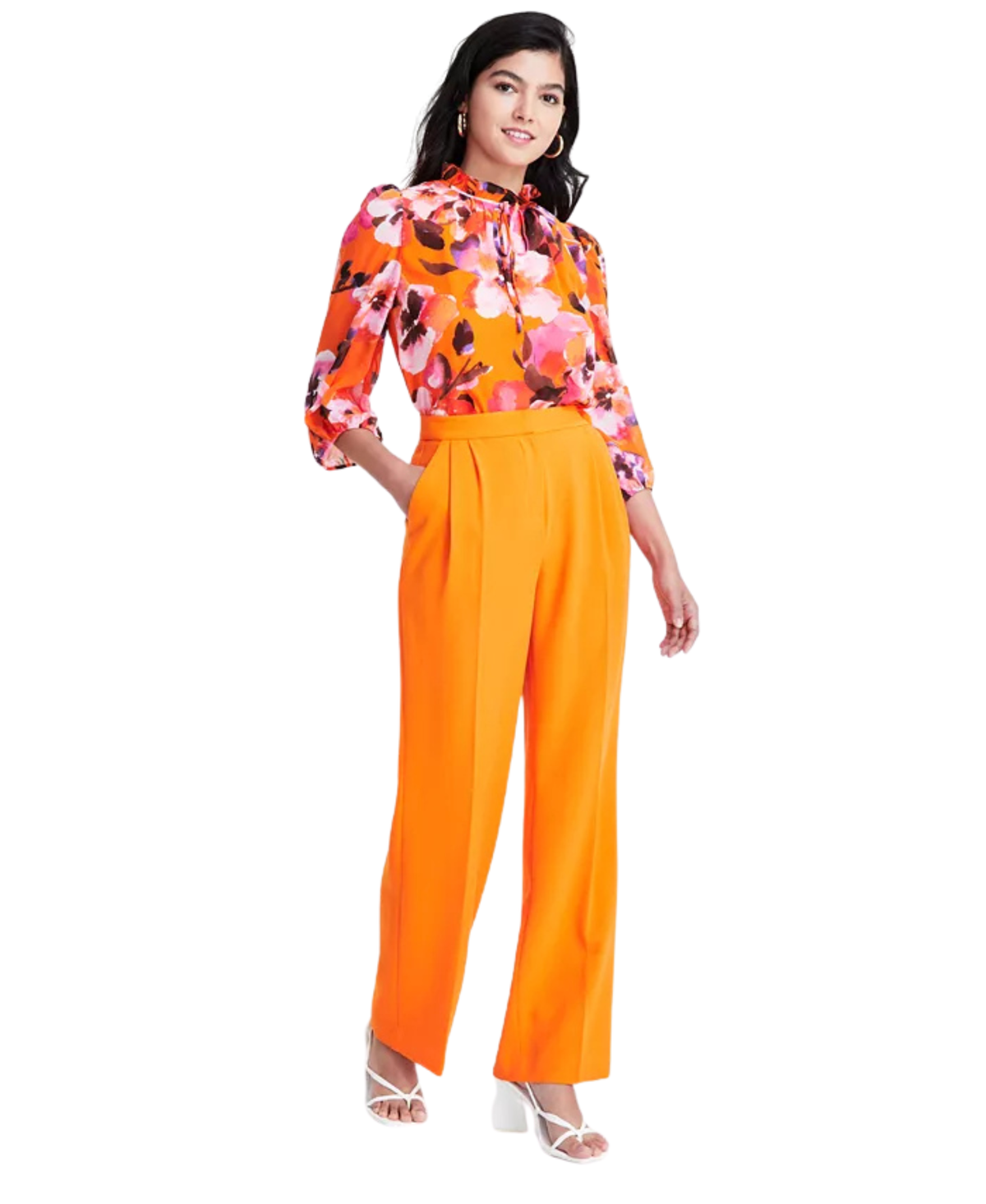 Women's High-Rise Wide-Leg Pants