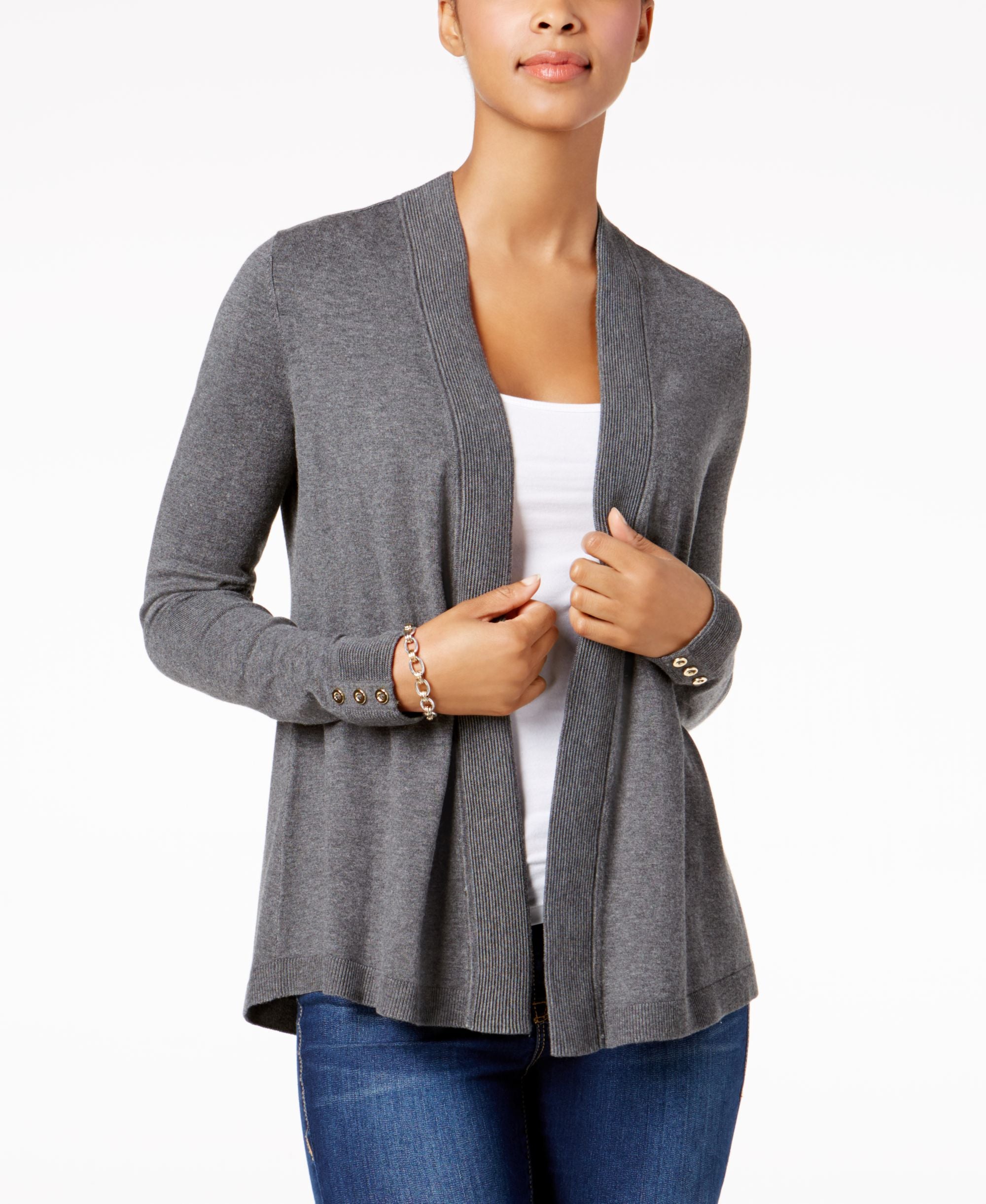 Charter Club Open Front Cardigan