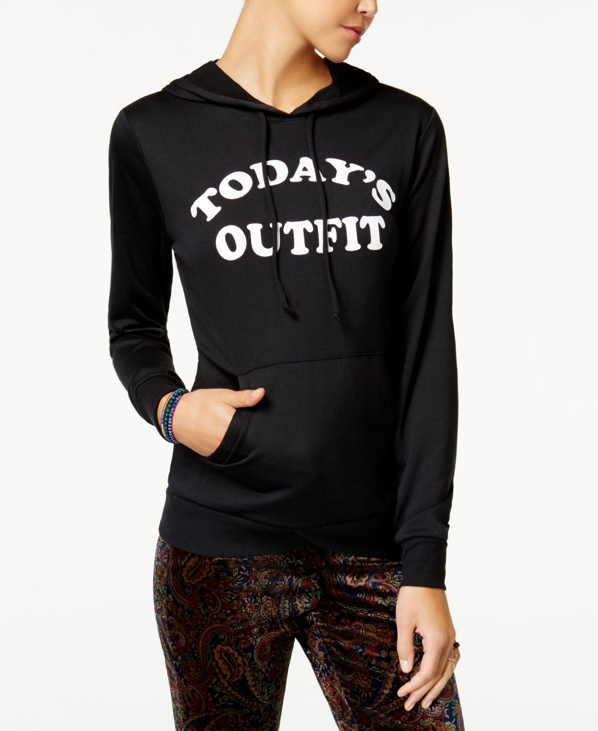 Rebellious One Juniors Graphic Hoodie