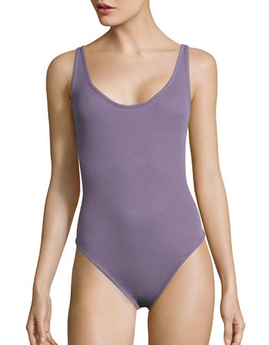 Free People Boy Babe Cotton Blend Bodysuit Ob492447