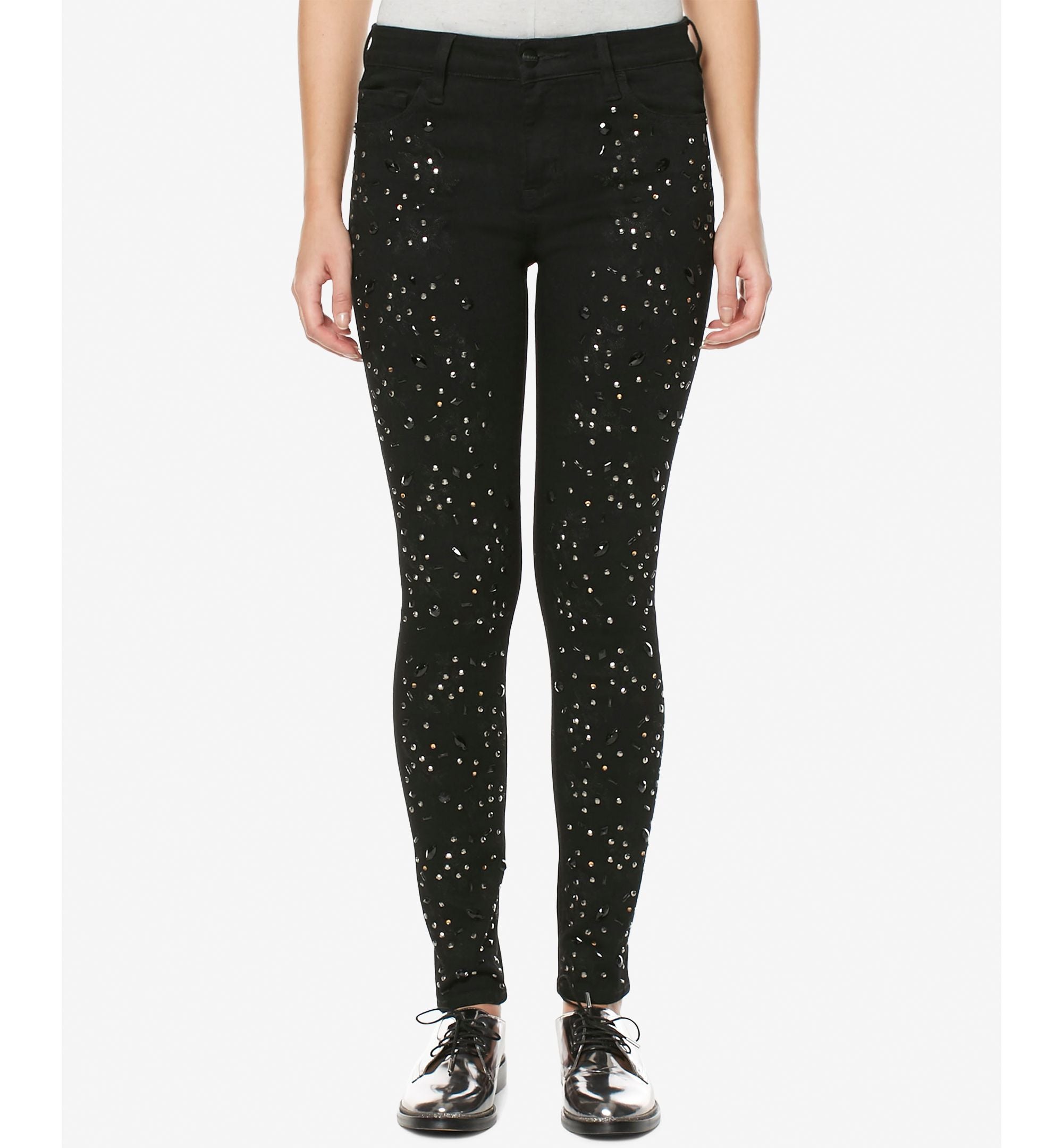 Buffalo David Bitton Faith Embellished Skinny Jeans