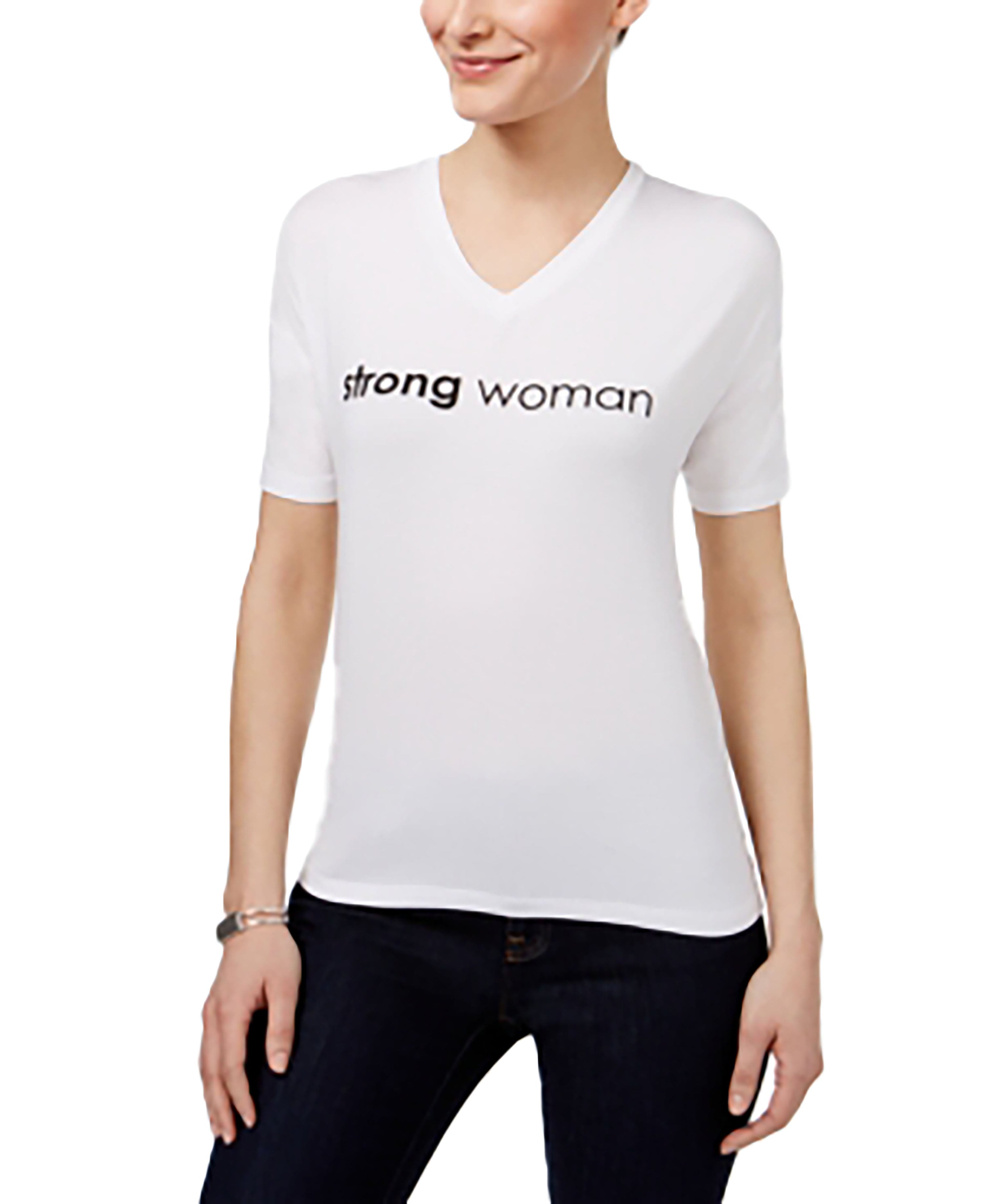 PEACE LOVE WORLD Strong Graphic T-Shirt