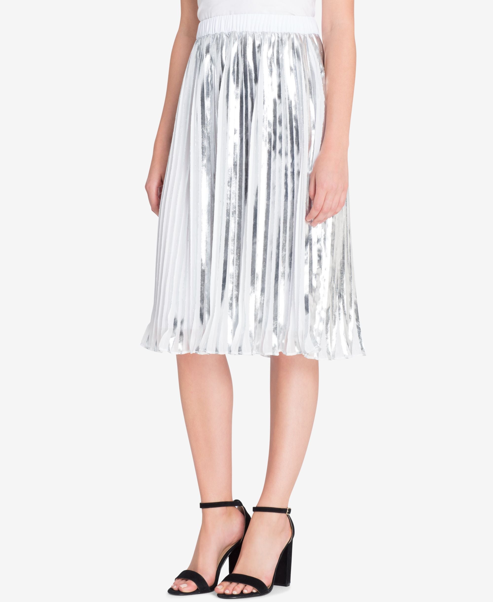 Catherine Catherine Malandrino Duncan Pleated Midi Skirt