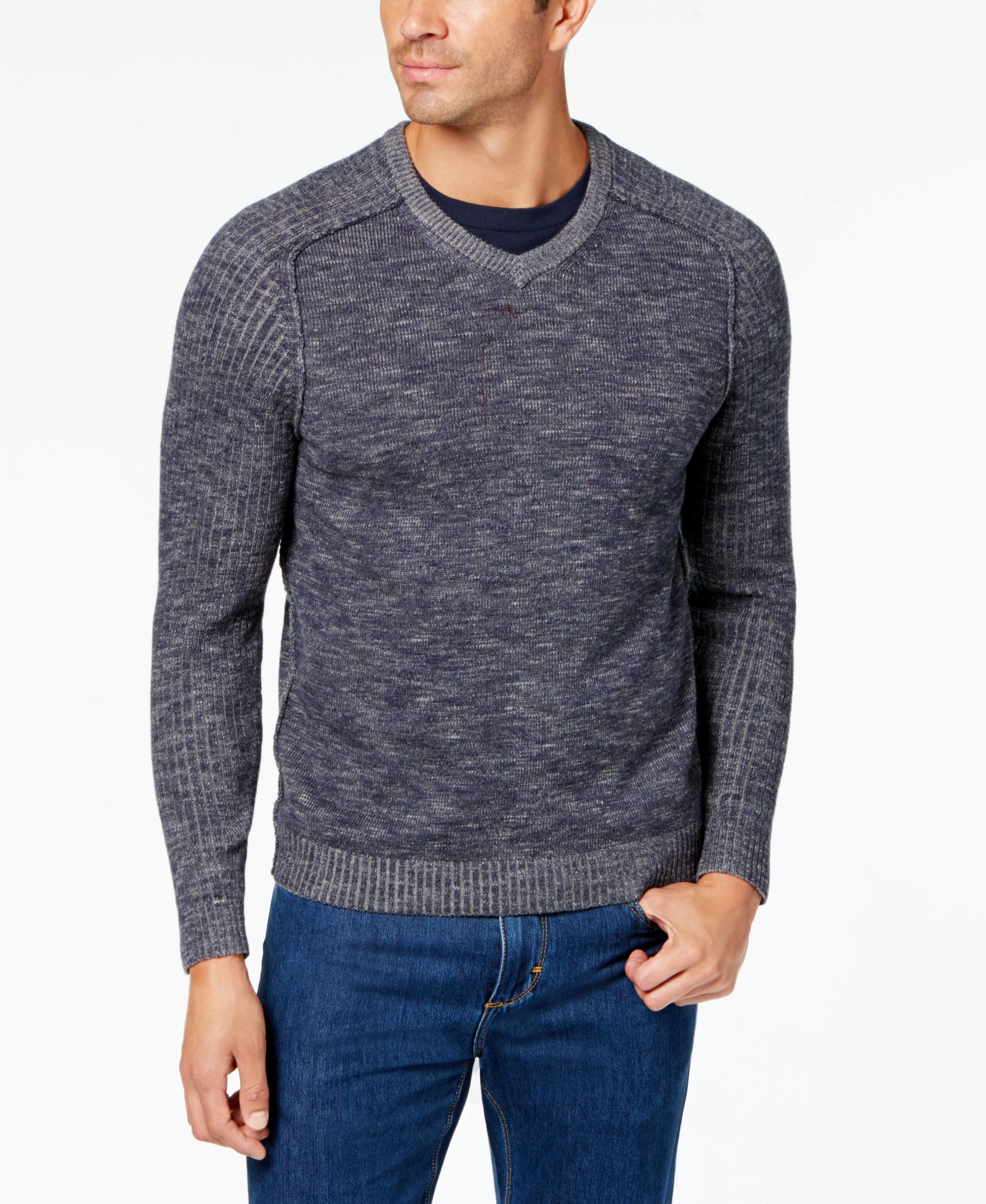 Tommy Bahama Mens Gran Rey Reversible V Neck Sweater