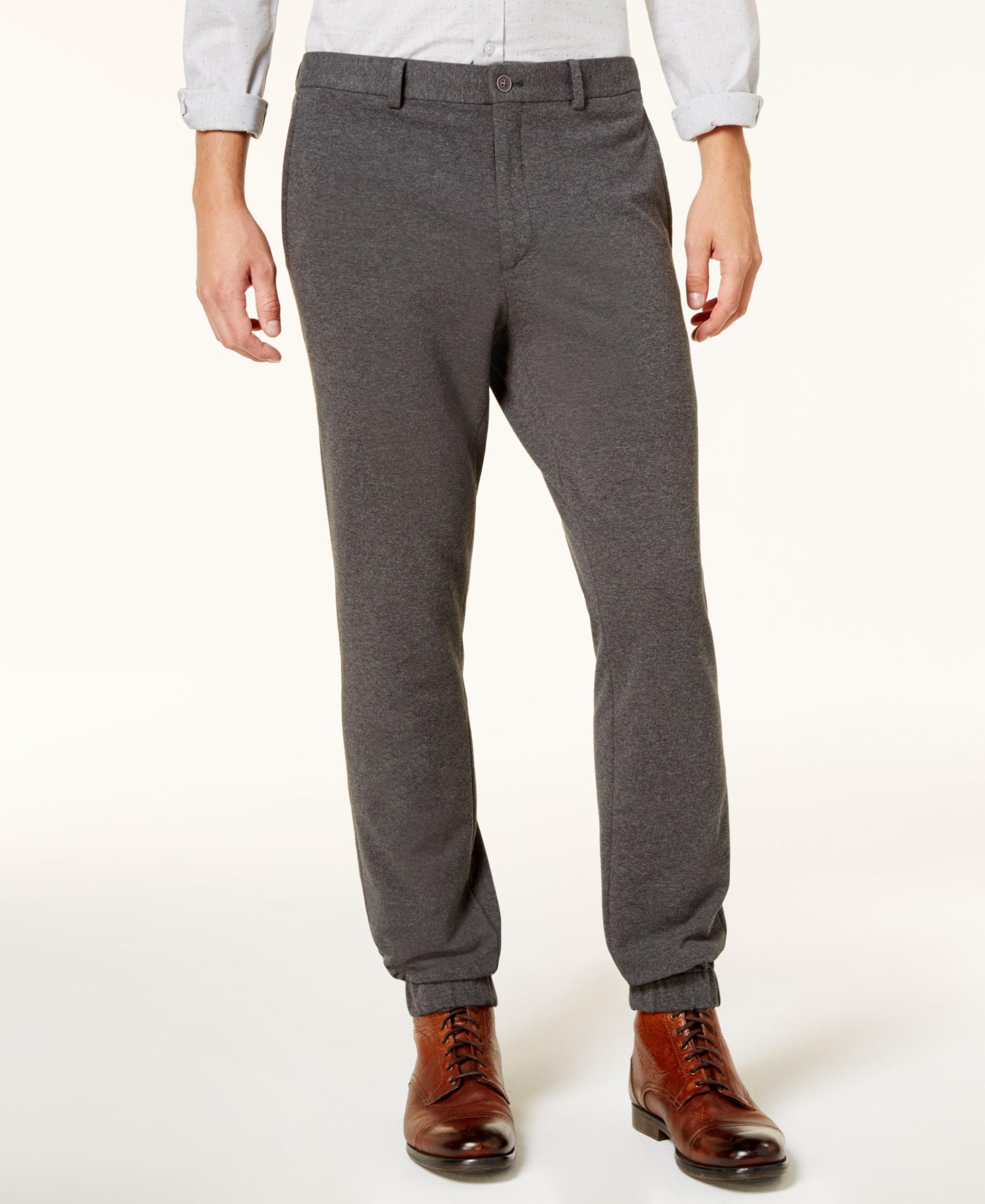 Calvin Klein Mens Slim Fit Knit Jogger Pants