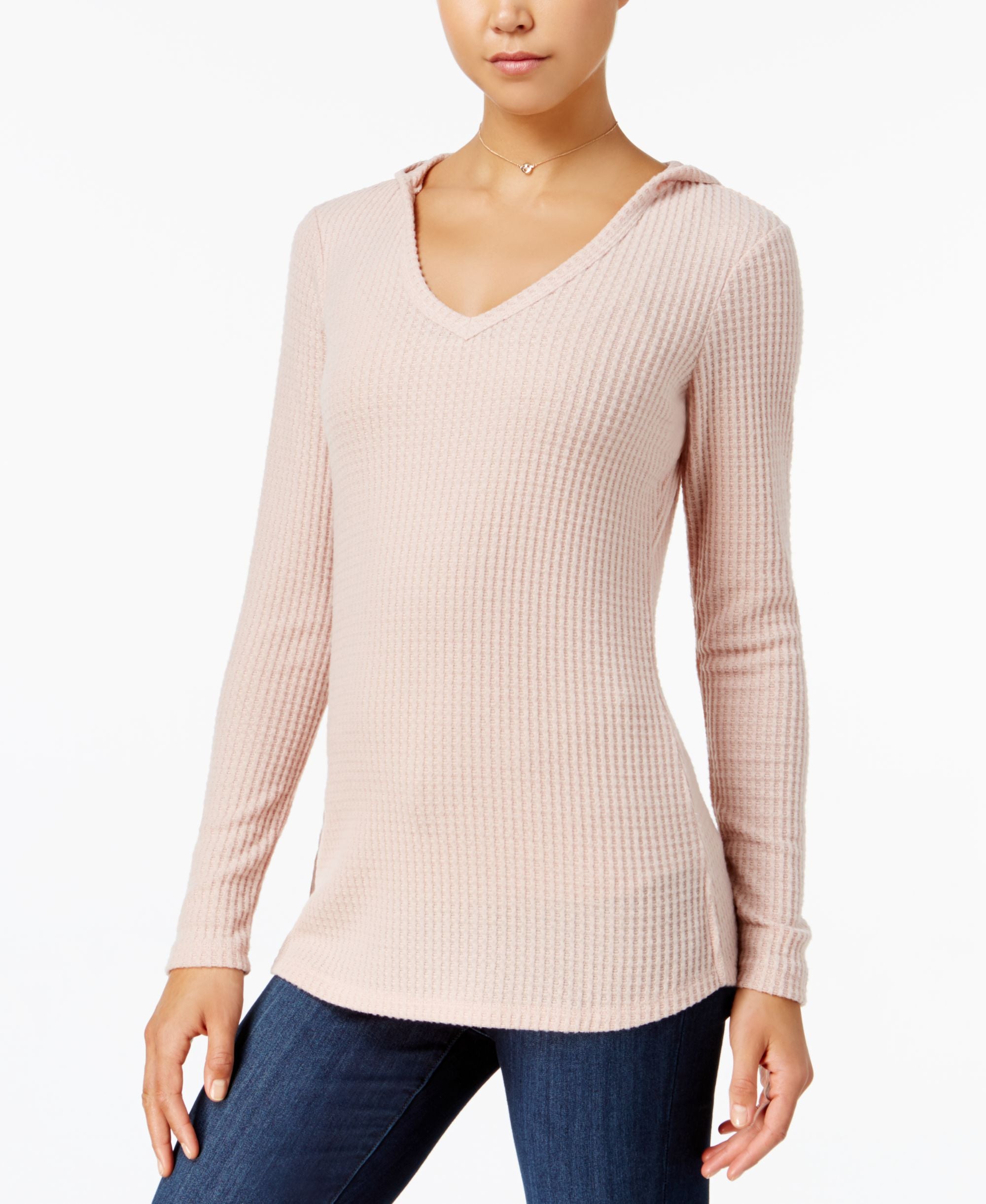 Ultra Flirt Juniors Thermal Hoodie Top