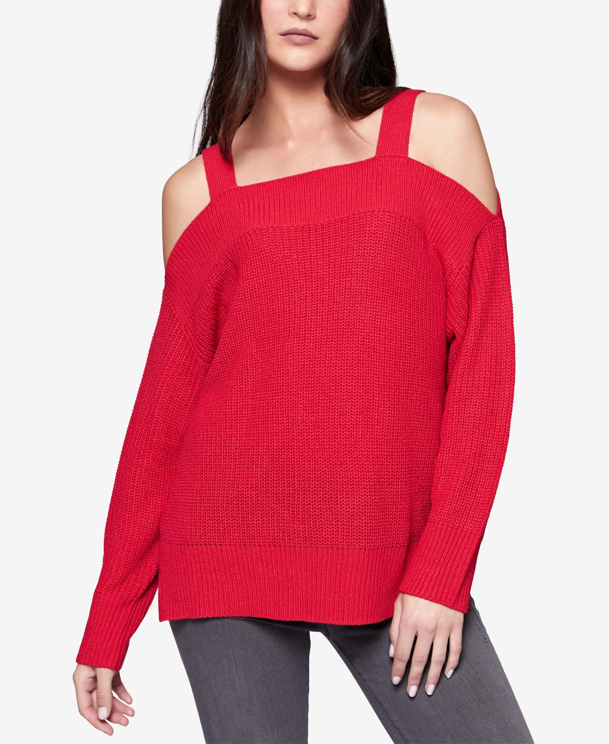 Sanctuary Amelie High Low Cold Shoulder Sweater