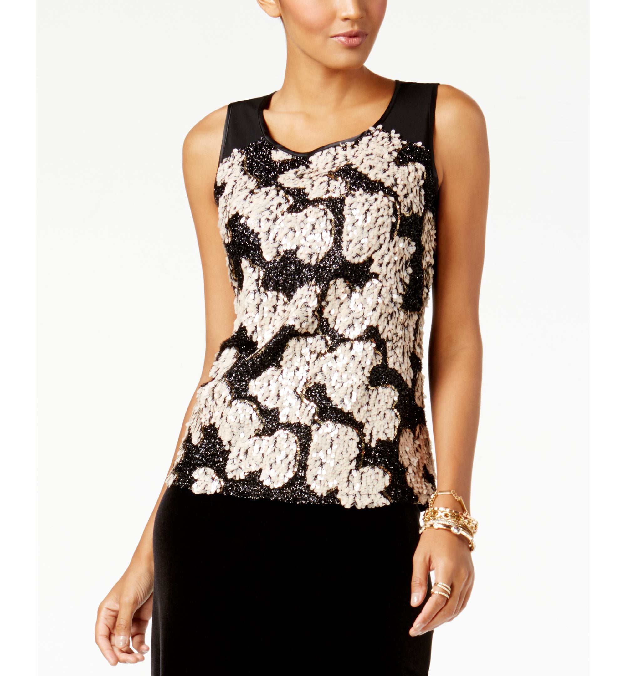 Alfani Sequined Top