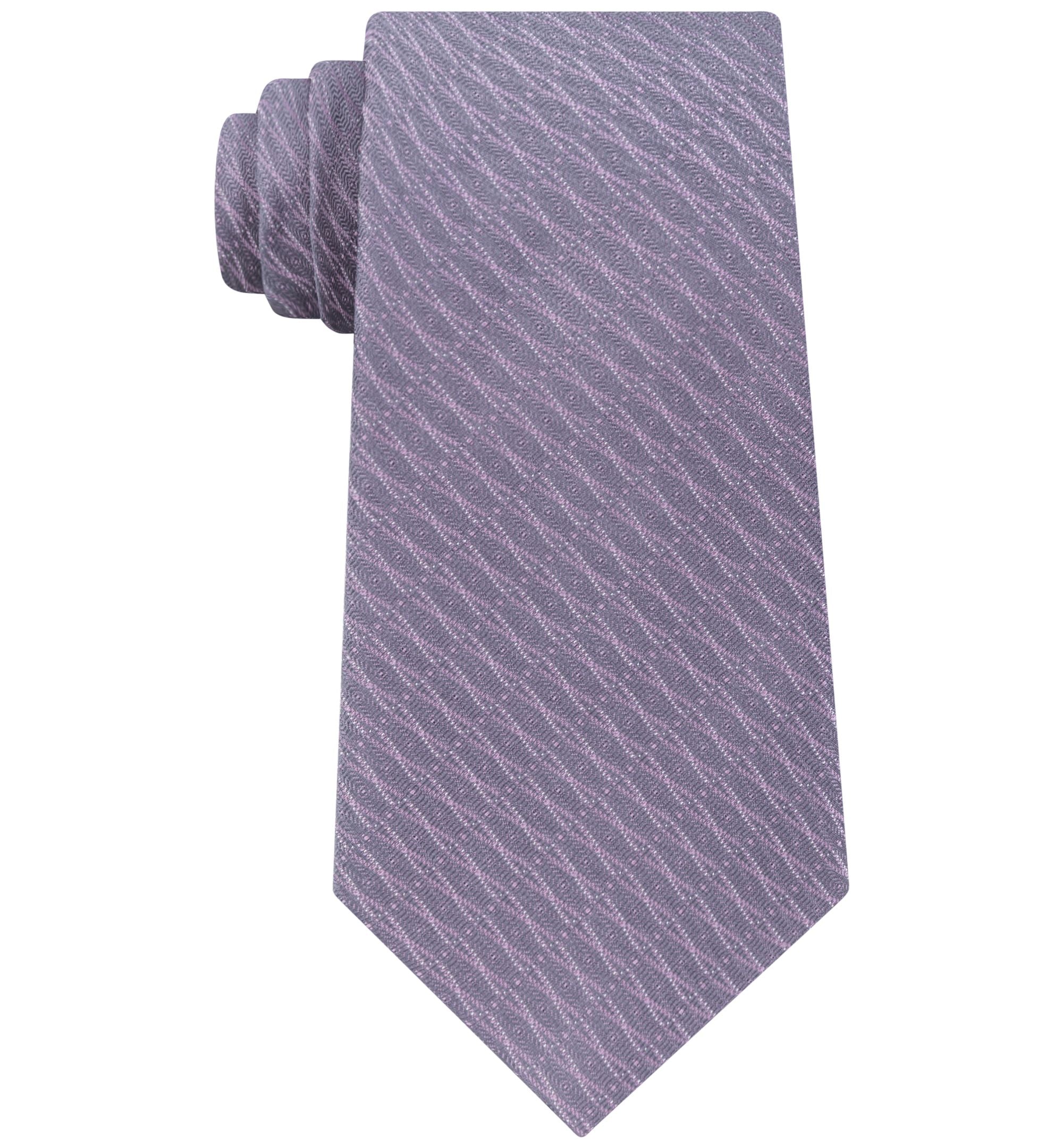 Calvin Klein Mens Modern Waves Silk Tie