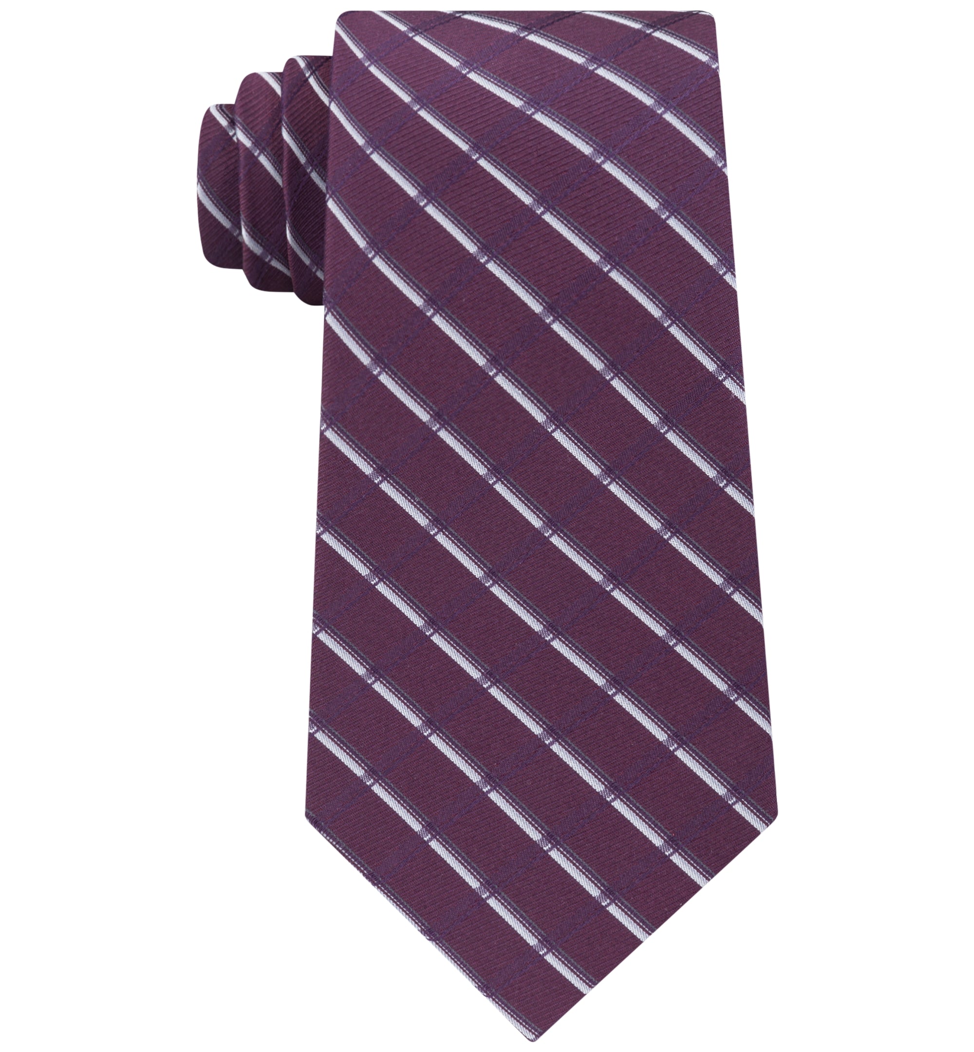 Men's Classic Shadow Grid Silk Tie