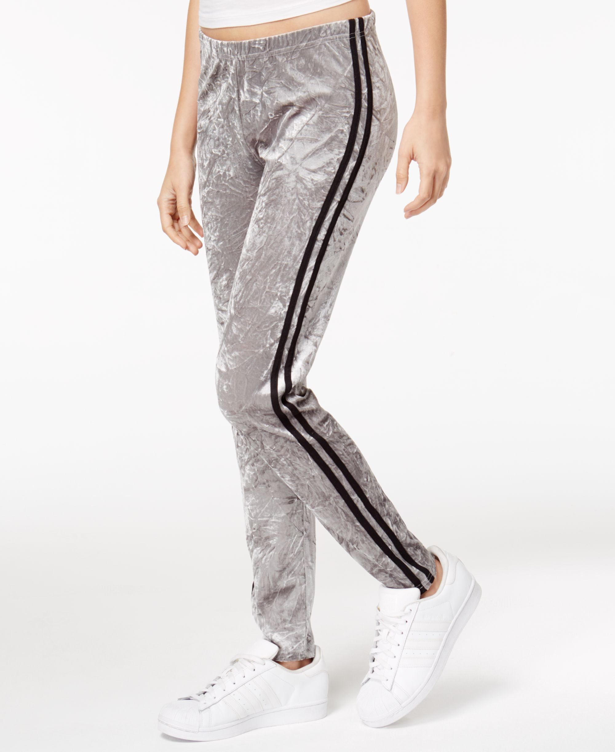 Ultra Flirt By Ikeddi Juniors Velvet Leggings