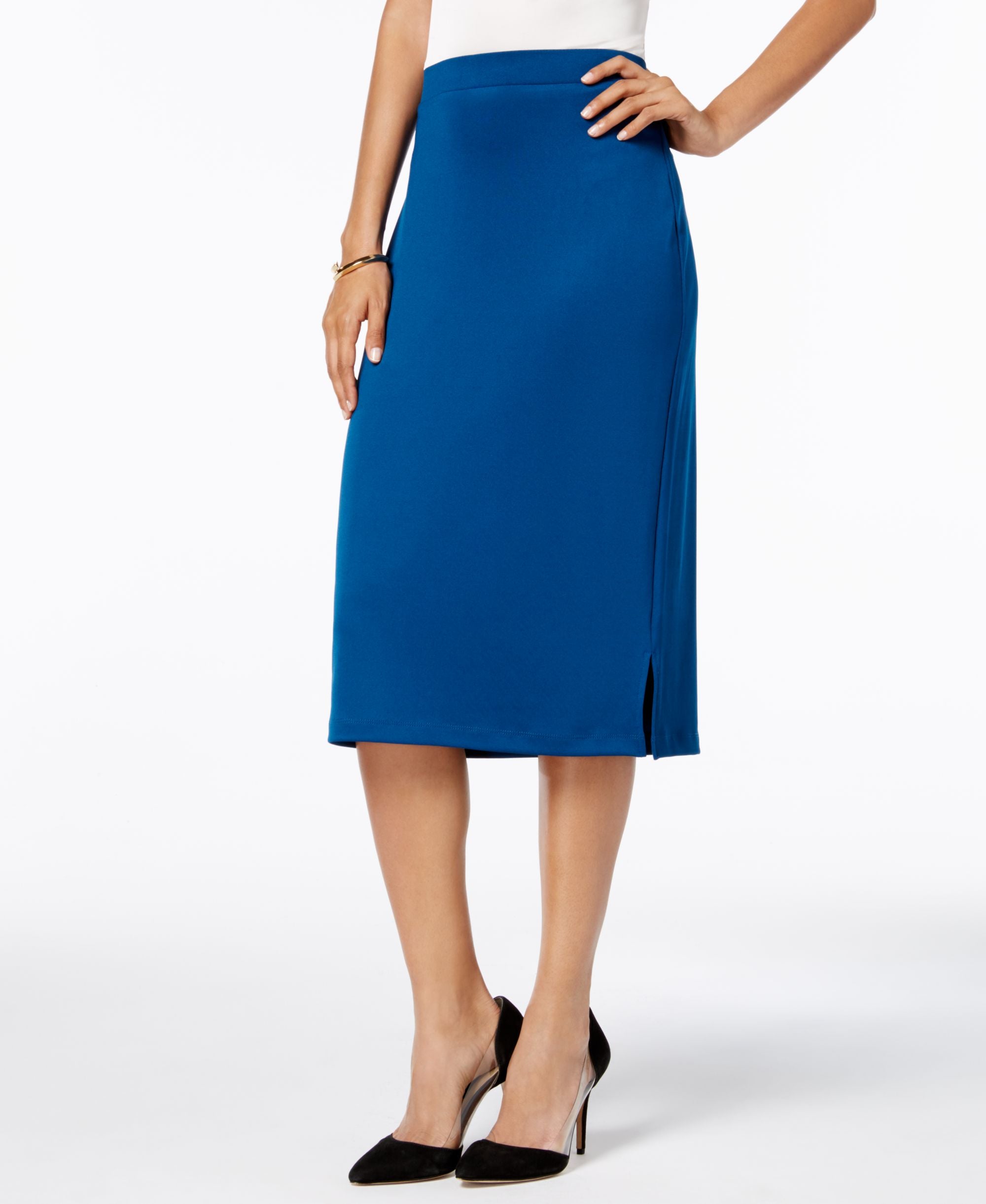 Kasper Knit Midi Skirt