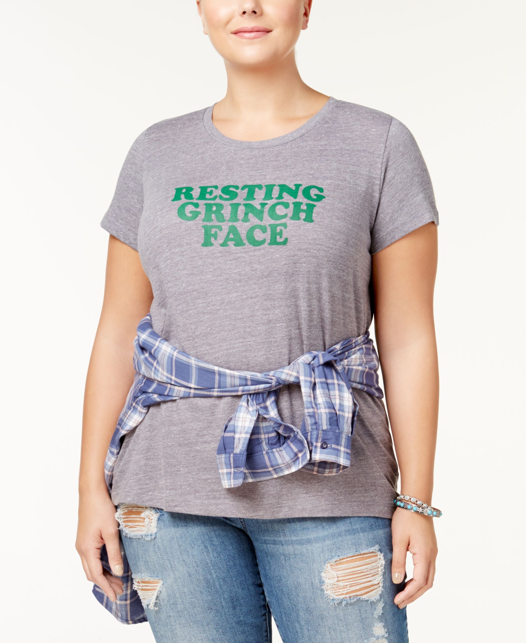 Suburban Riot Trendy Plus Size Grinch Graphic T-Shirt
