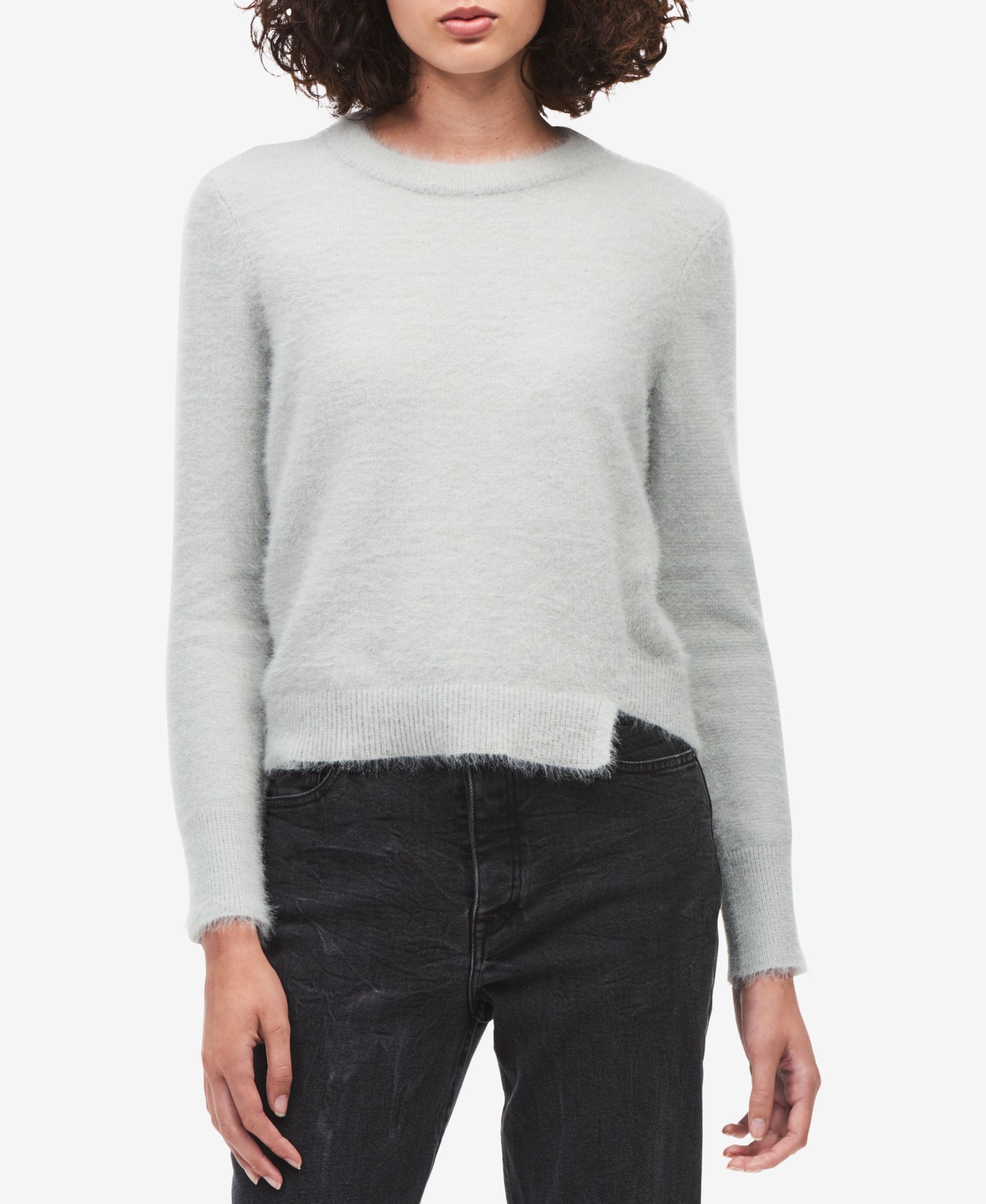 Calvin Klein Jeans Fuzzy Asymmetrical Sweater