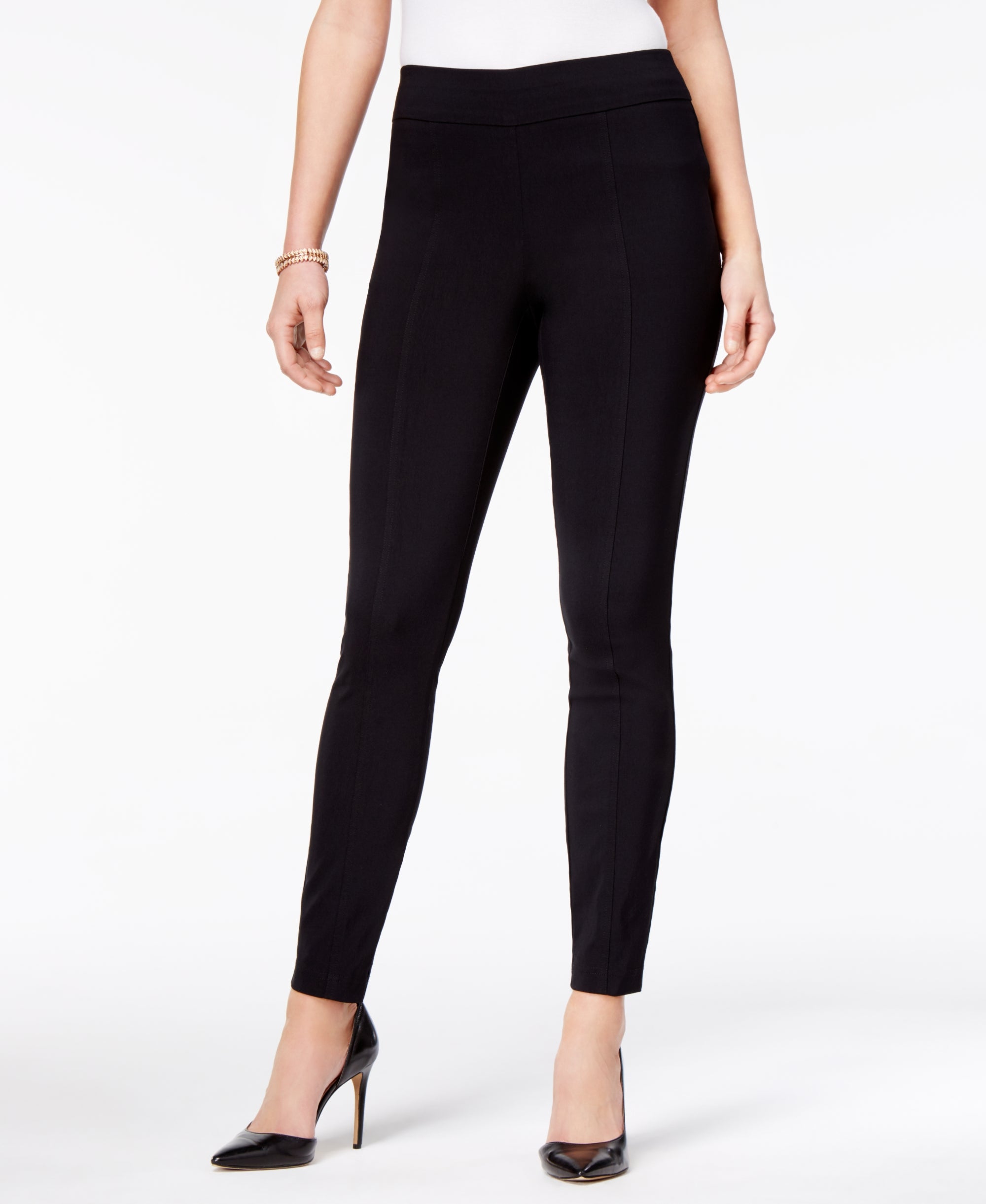 Seamed Skinny Pants