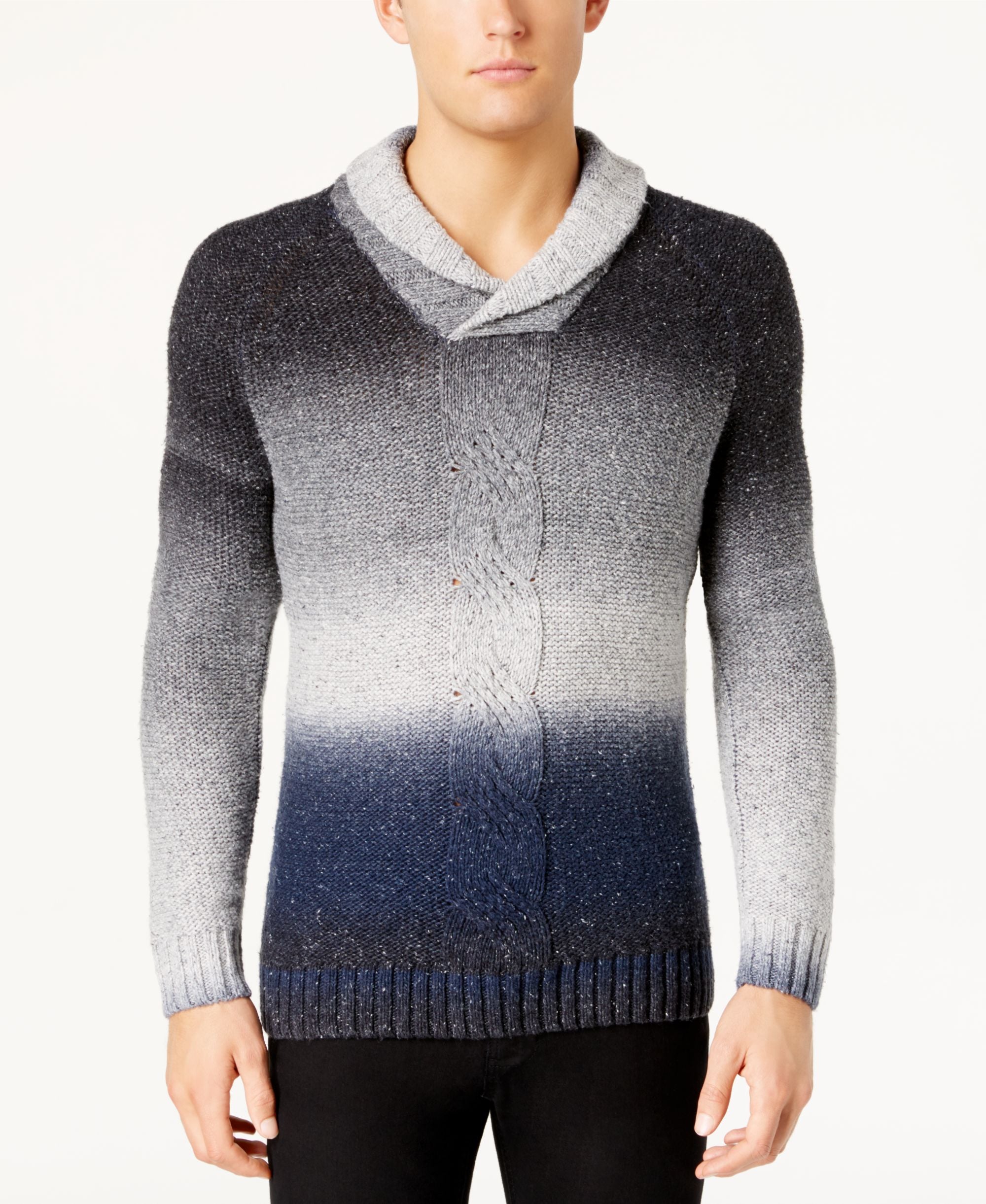 Mens Ombre Sweater