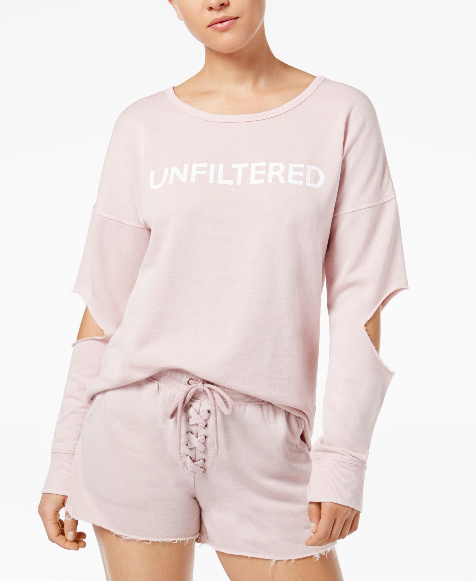 Material Girl Active Juniors Cutout Graphic Sweatshirt