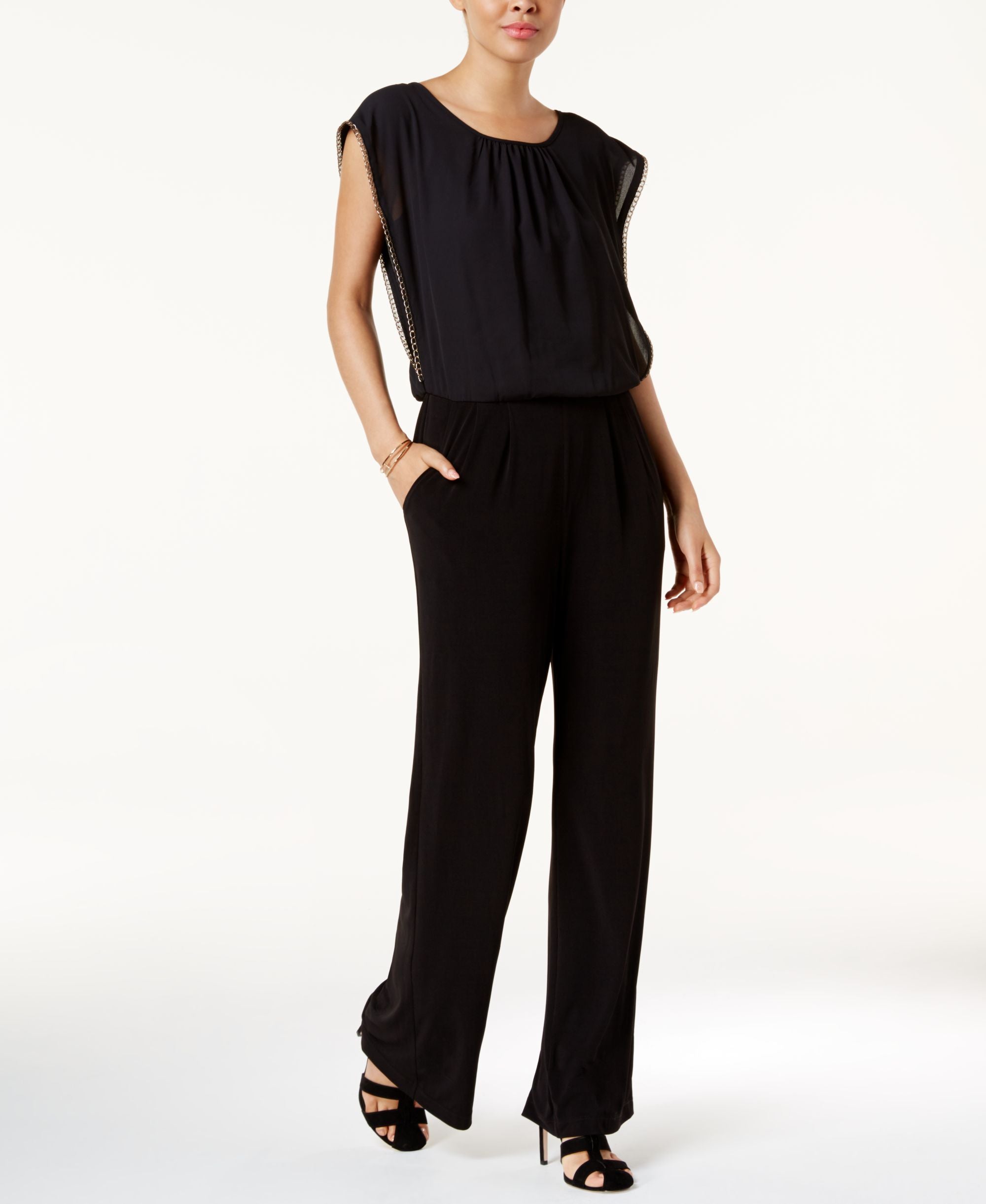 Bcx Juniors Chain Hardware Jumpsuit