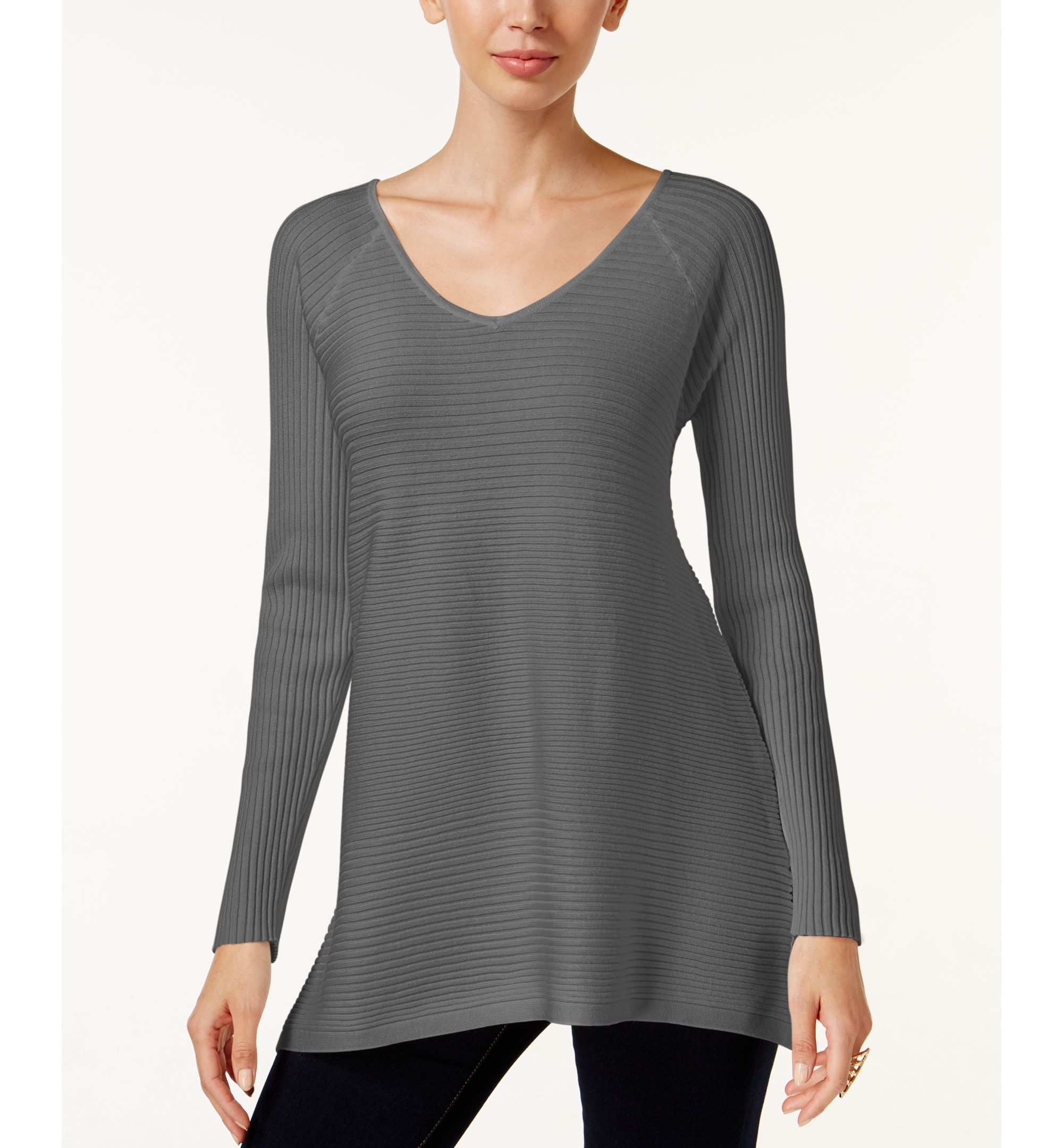 Thalia Sodi Asymmetrical Tunic Sweater