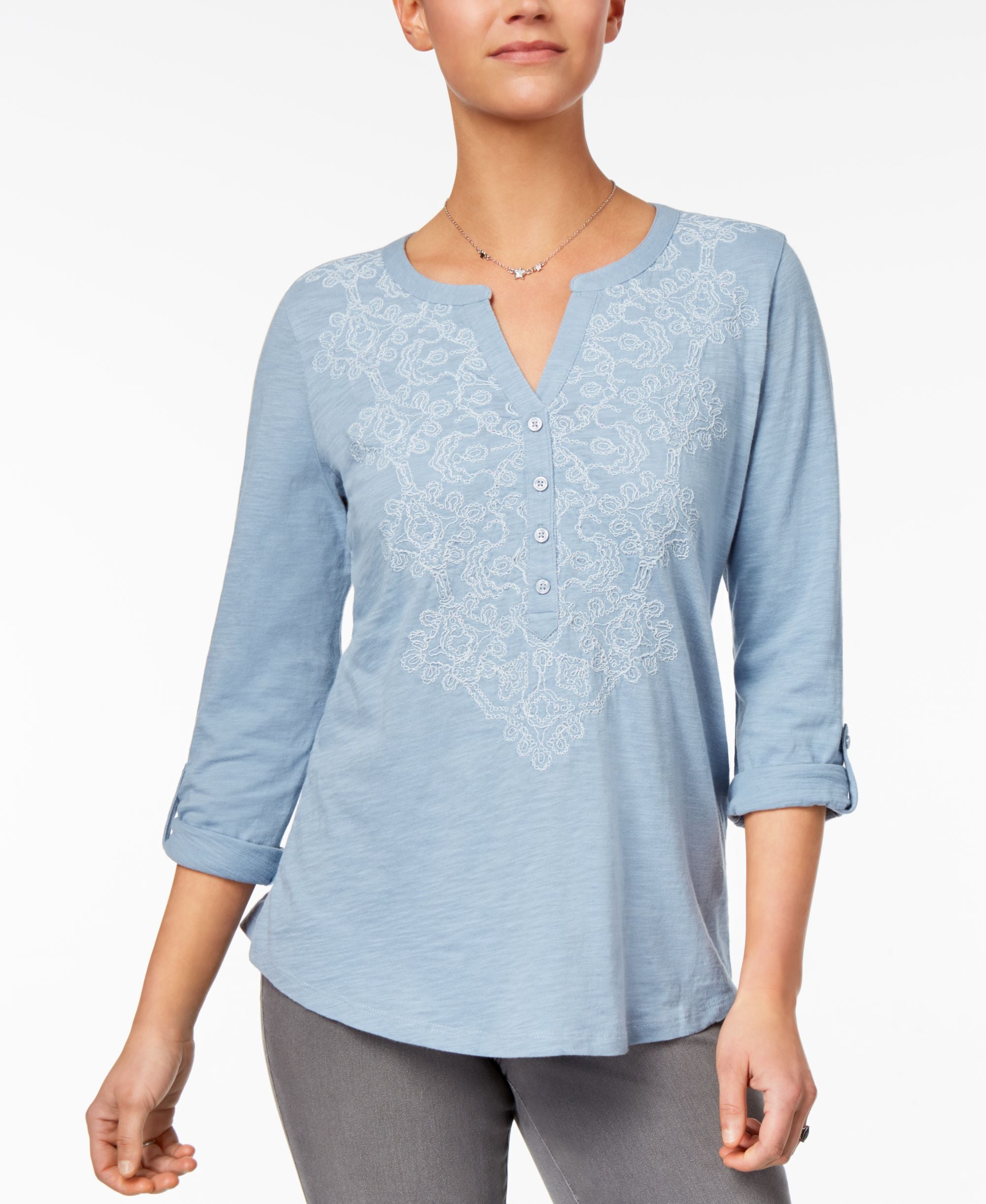 Embroidered Top