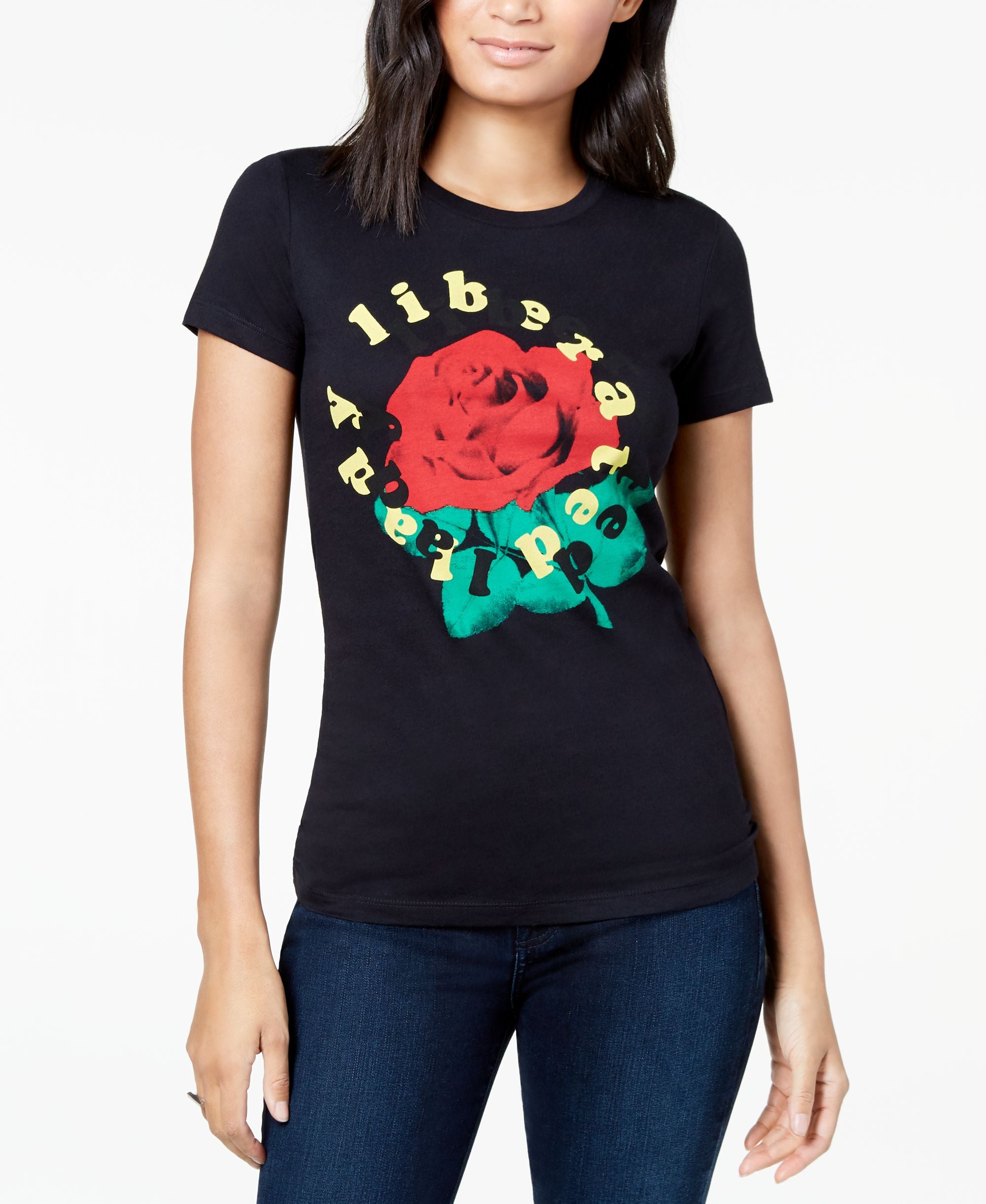The Style Club Rose Graphic T-Shirt