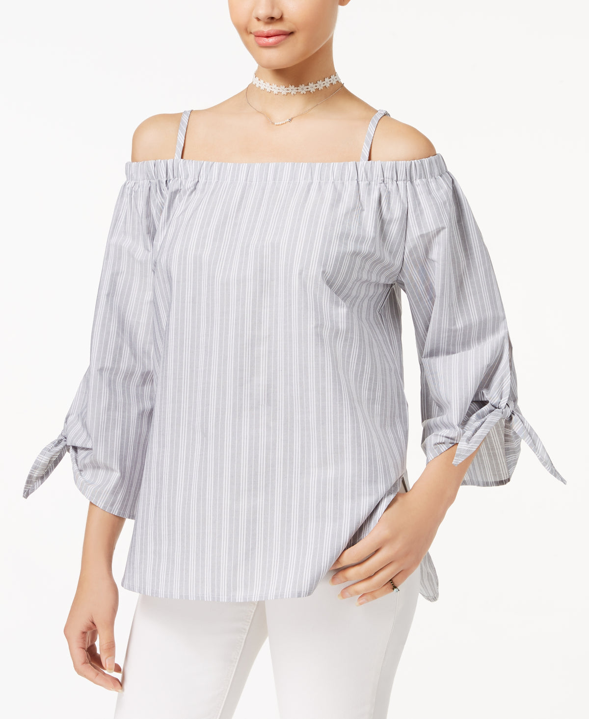 Juniors' Off-The-Shoulder Top