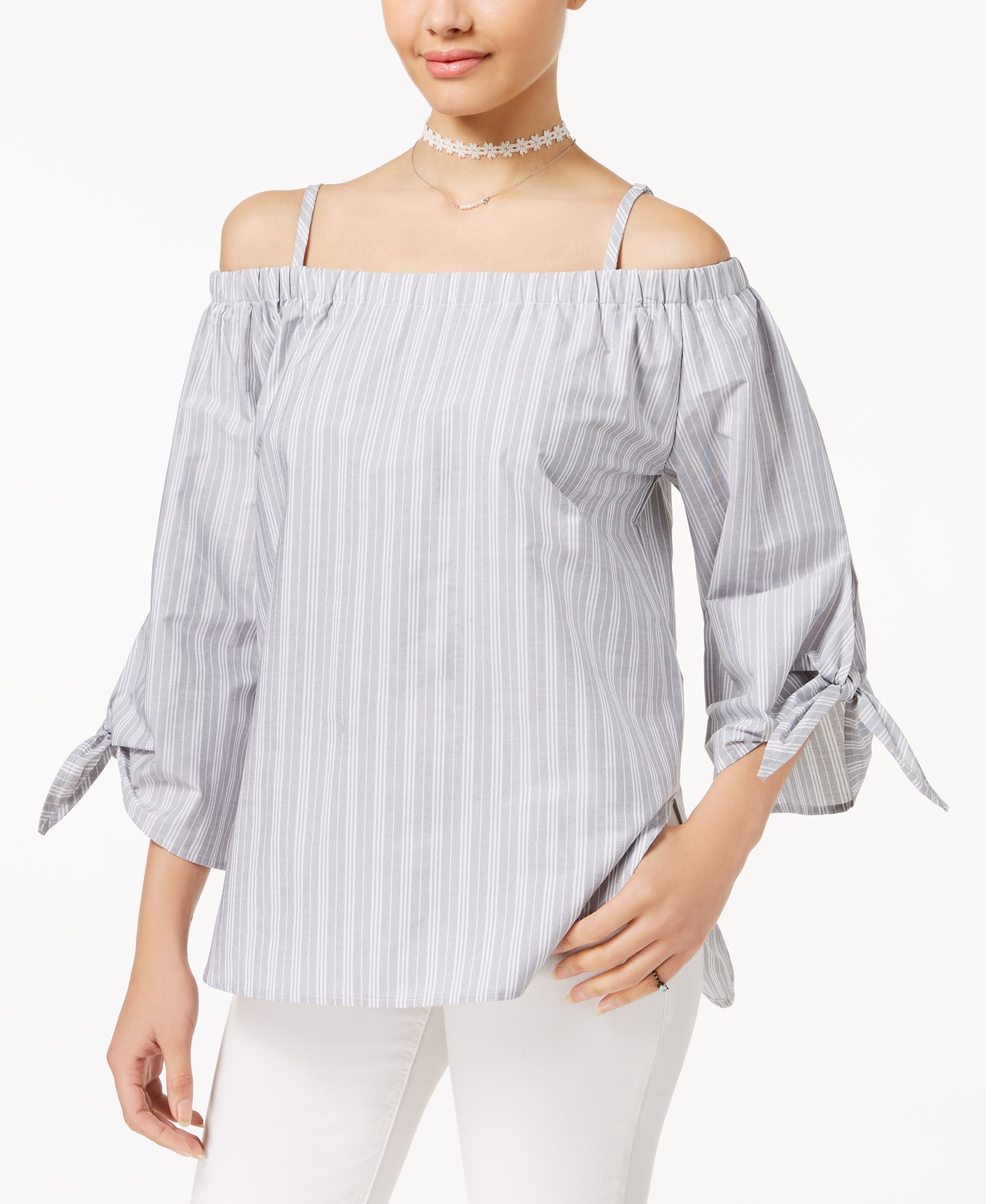 Juniors' Off-The-Shoulder Top