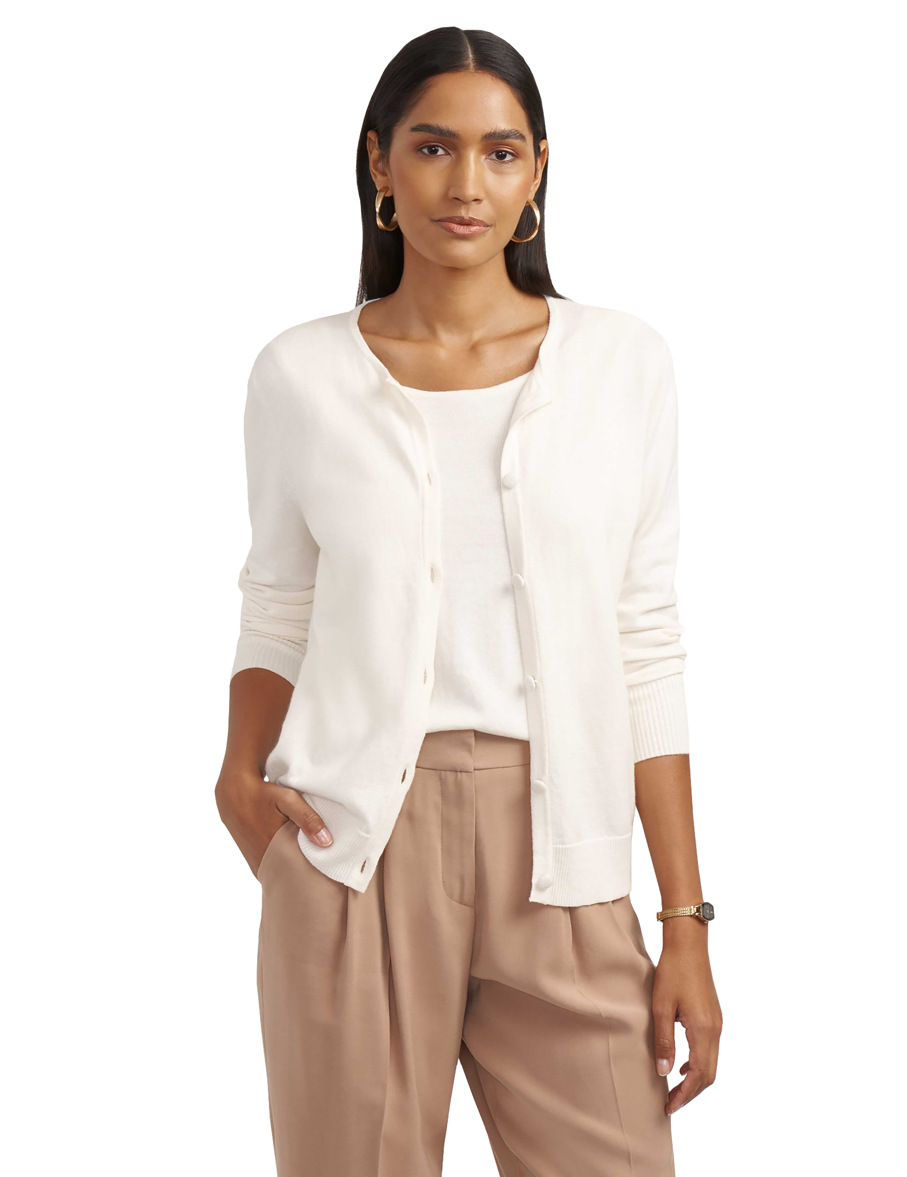 Anne Klein Womens Cardigan