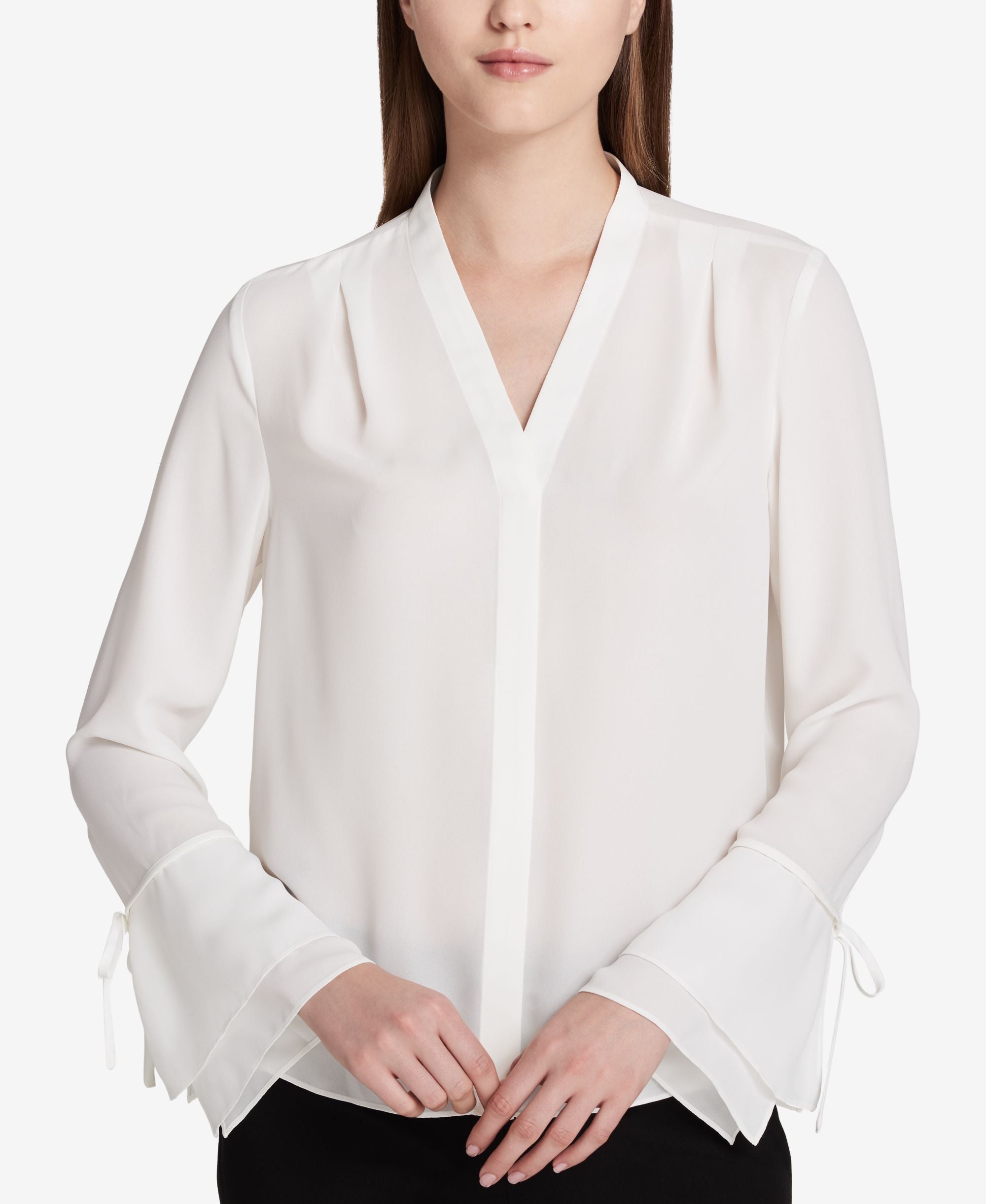 Calvin Klein Bell Sleeve Top