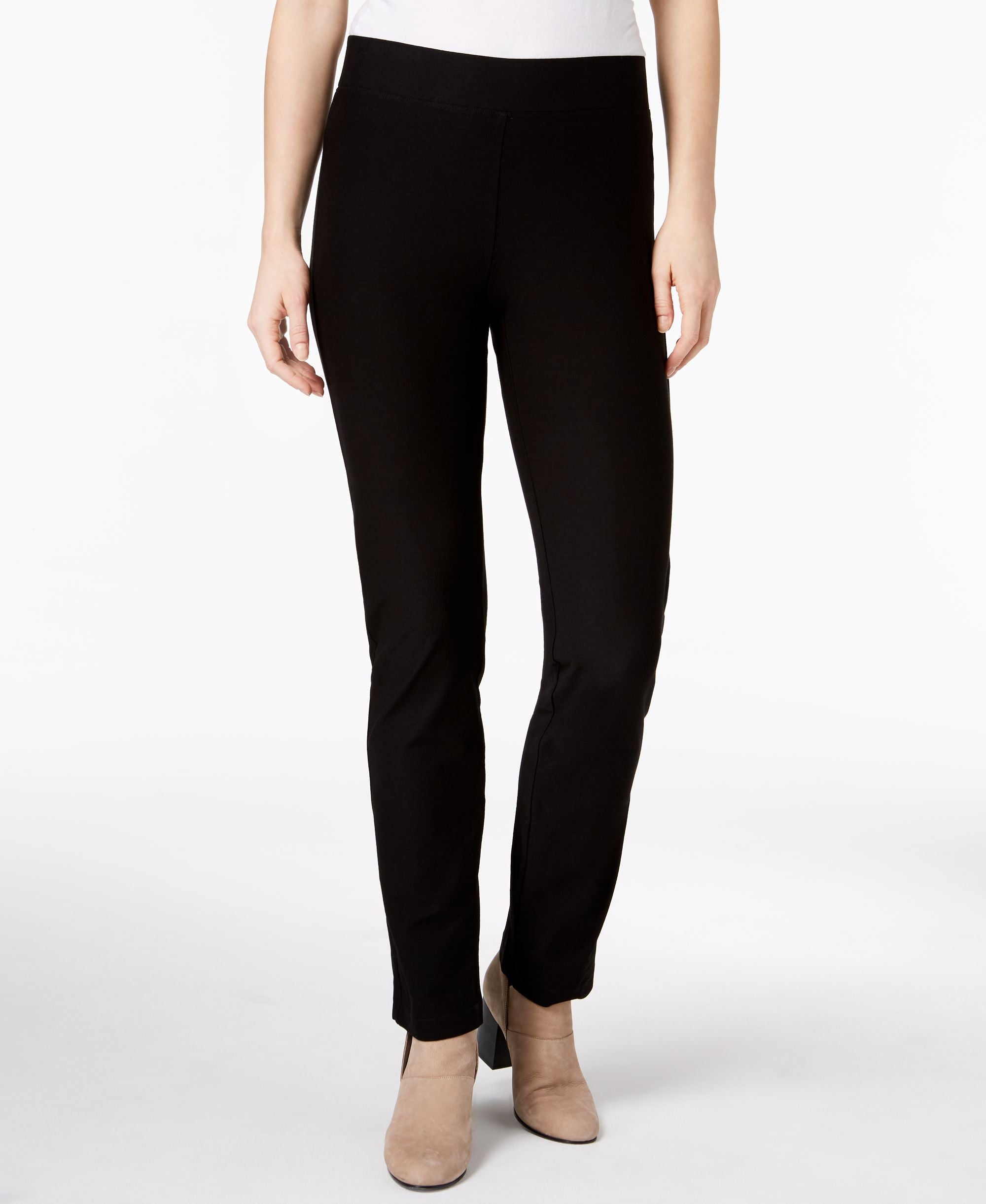 Eileen Fisher Washable Crepe Pull On Skinny Pants