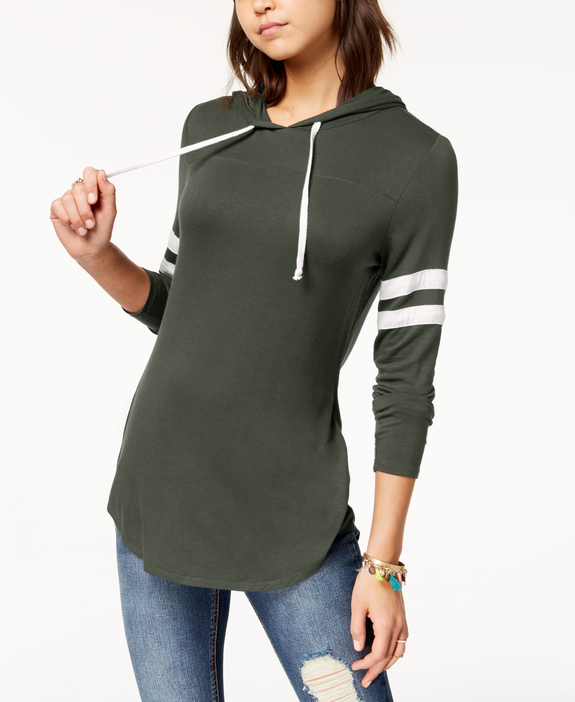 Ultra Flirt Juniors Varsity Hooded Top