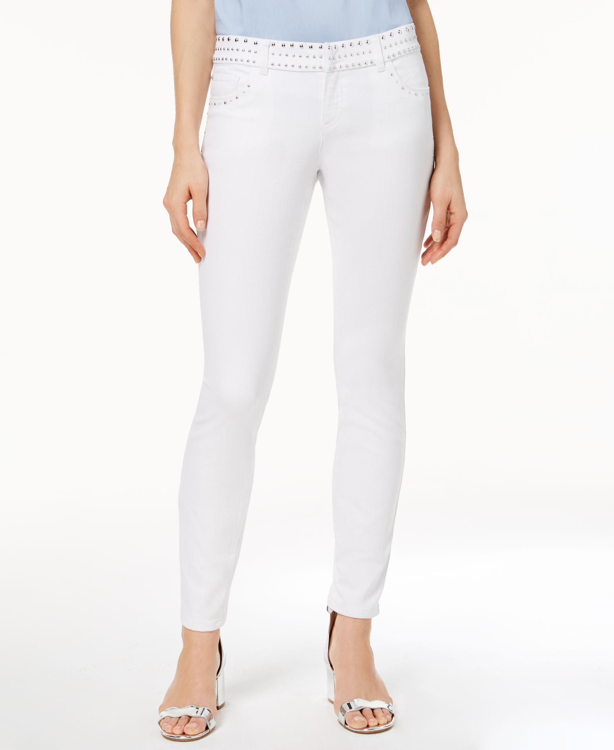 Anna Sui Loves I.N.C. Studded Skinny Jeans