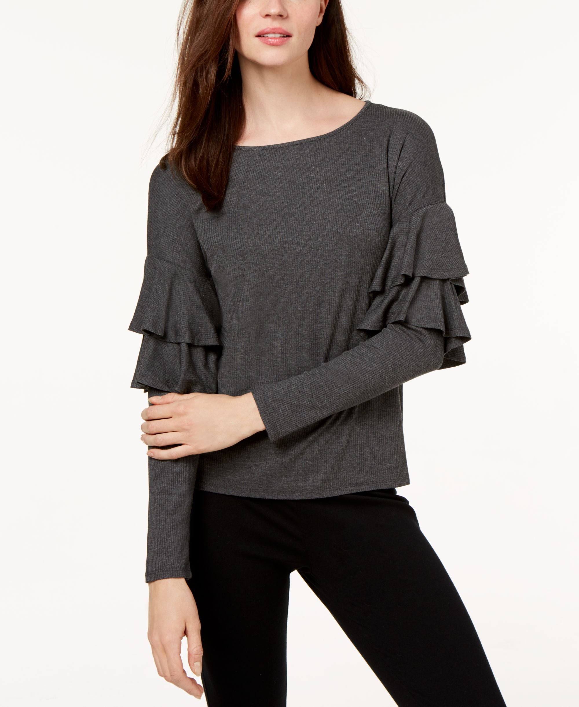 Cece Ruffle Sleeve Top